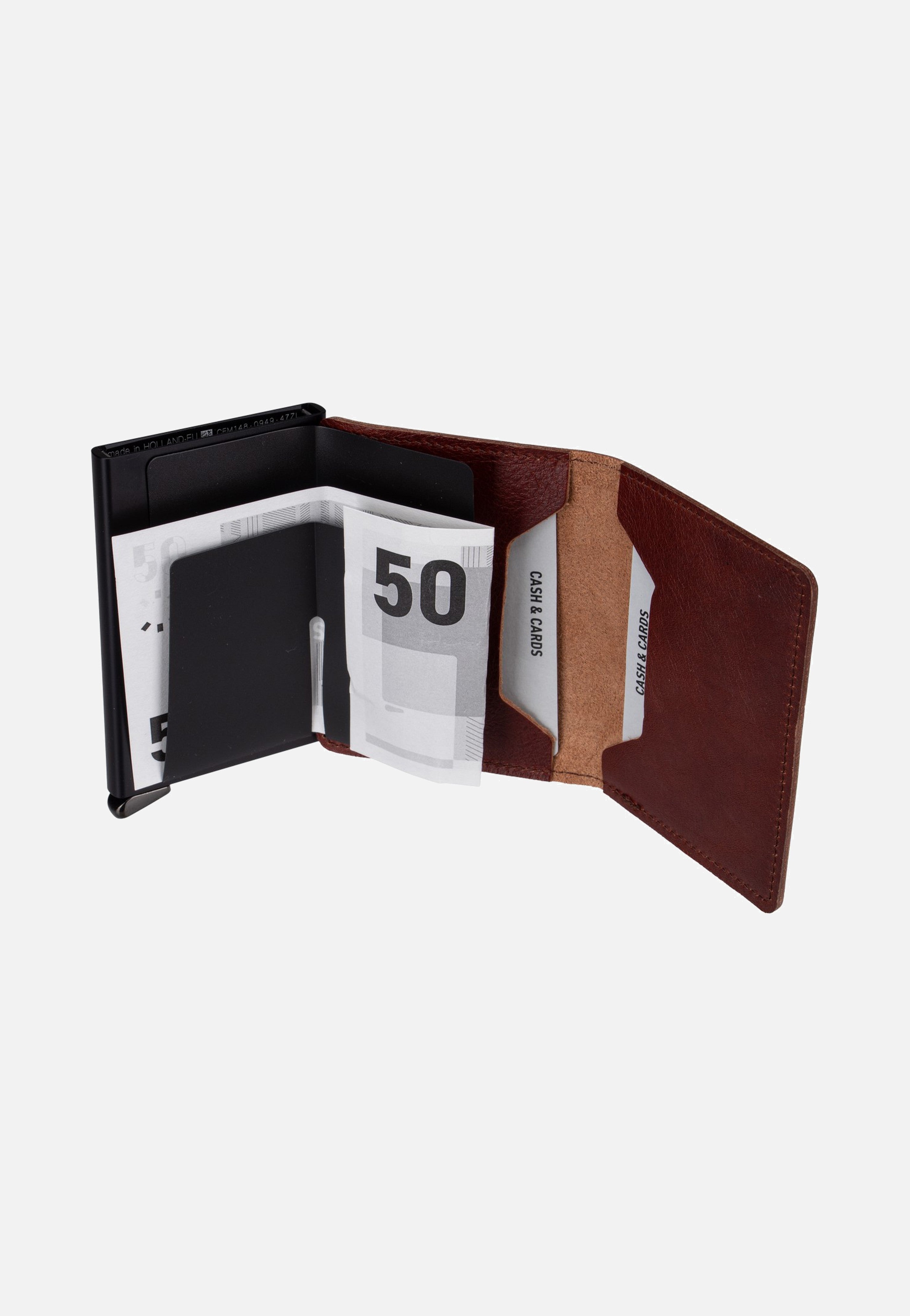 Secrid - Premium Slimwallet+ Basco Brown - Wallet | Neutral-Image