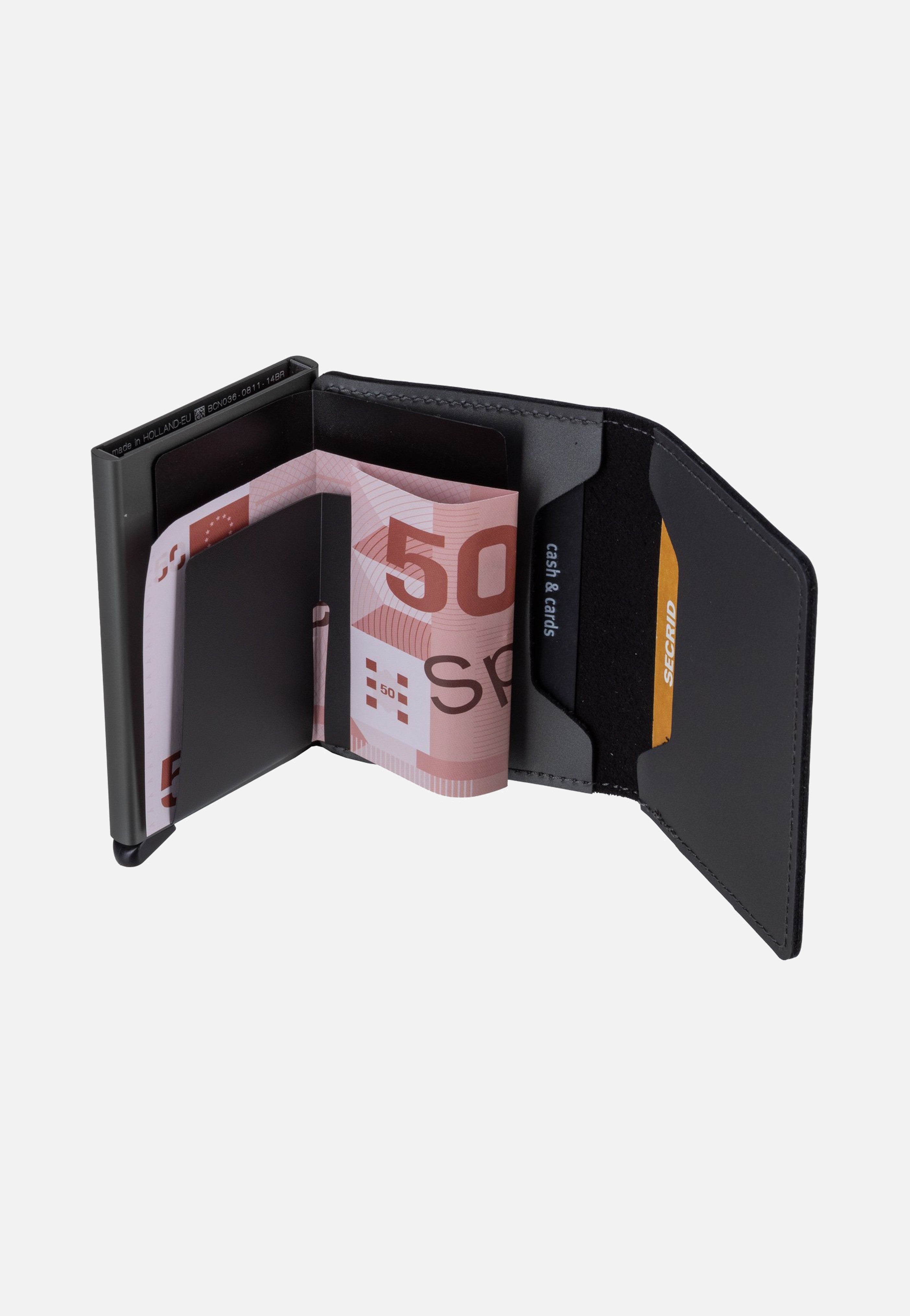 Secrid Slimwallet Matte Satin Steel Portemonnaie