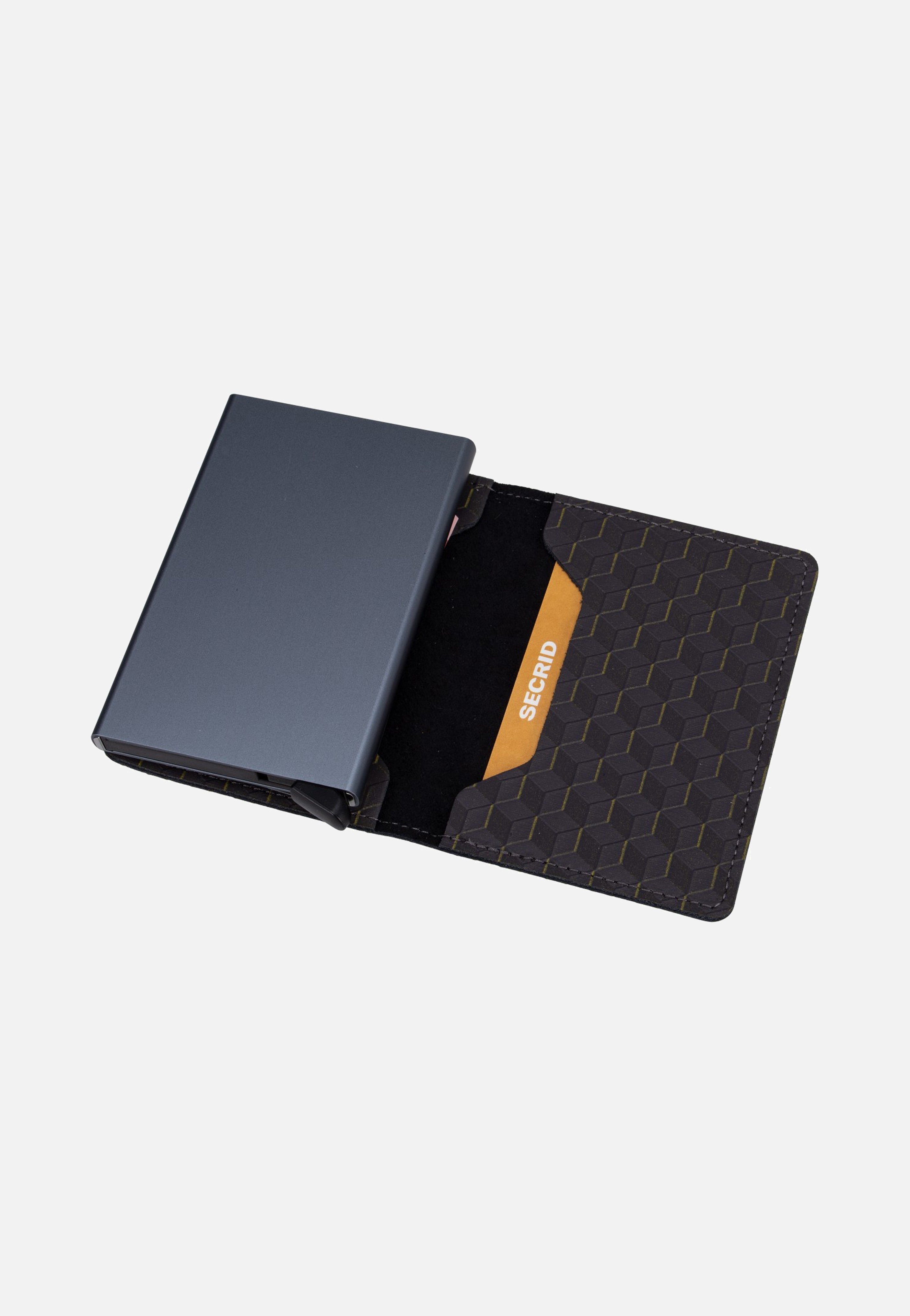 Secrid - Slimwallet Optical Grey-Yellow - Wallet | Neutral-Image