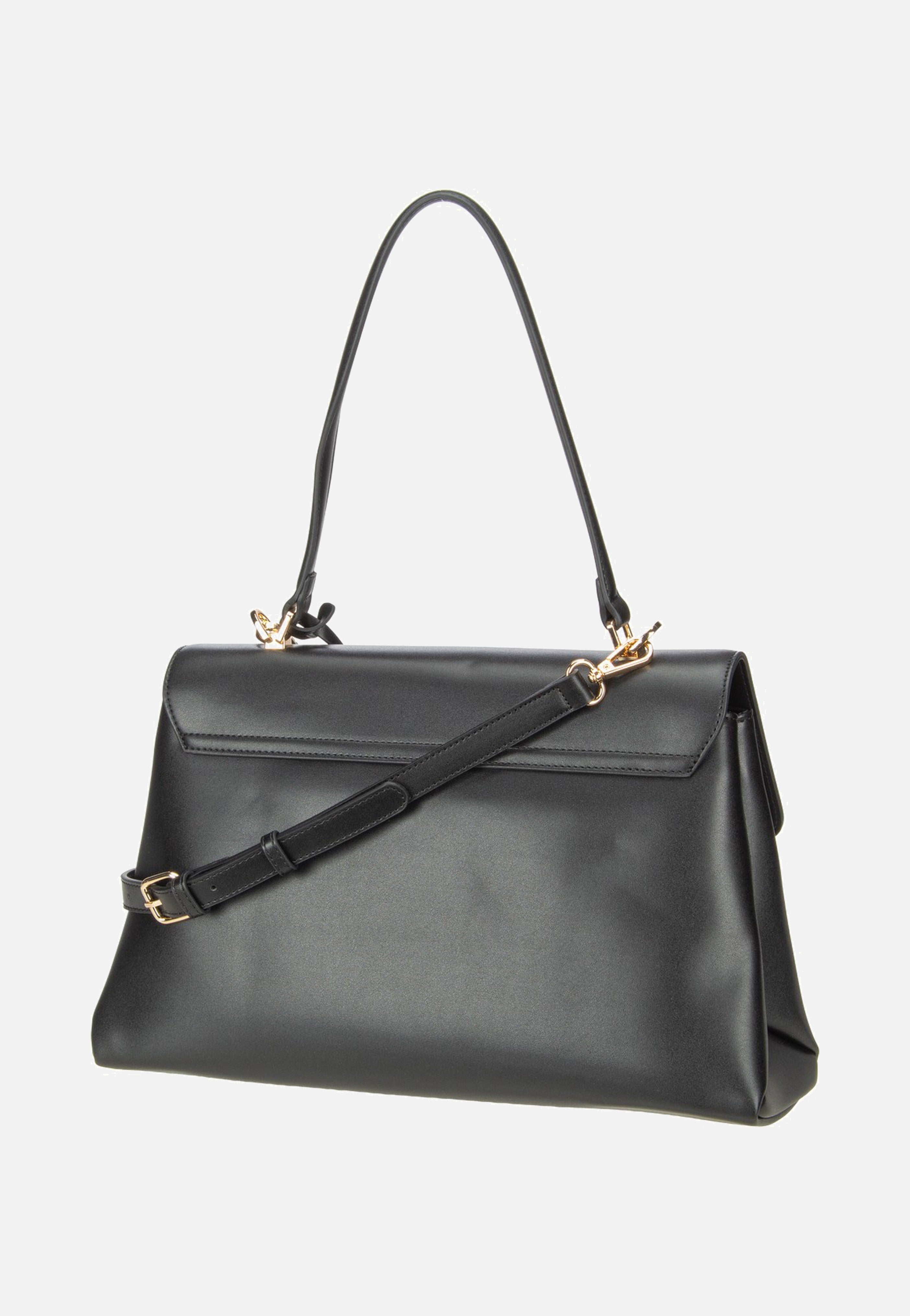 Seidenfelt Lilla Edet Office Black Handle Bag