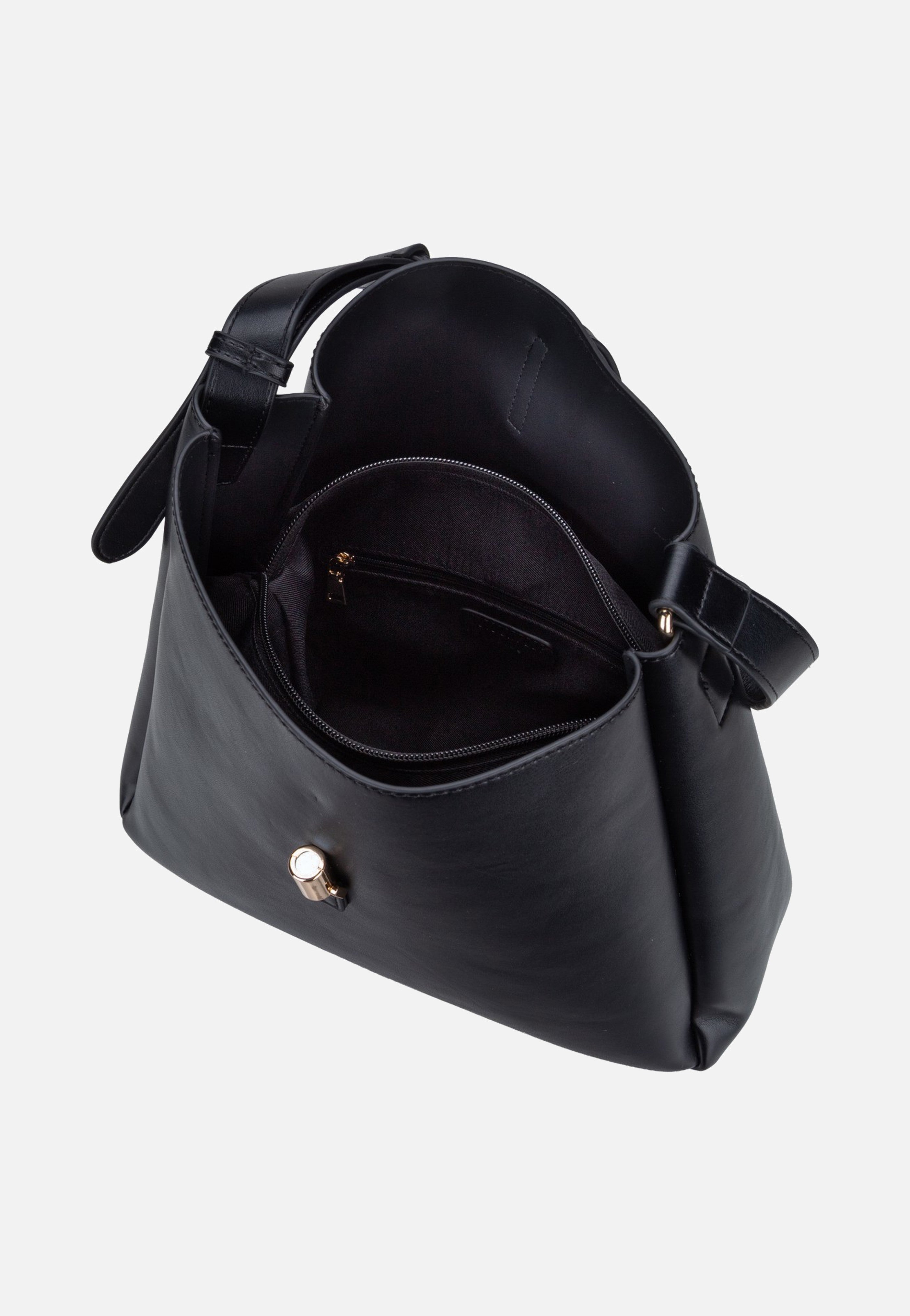 Seidenfelt Loviisa Black Hobo Bag