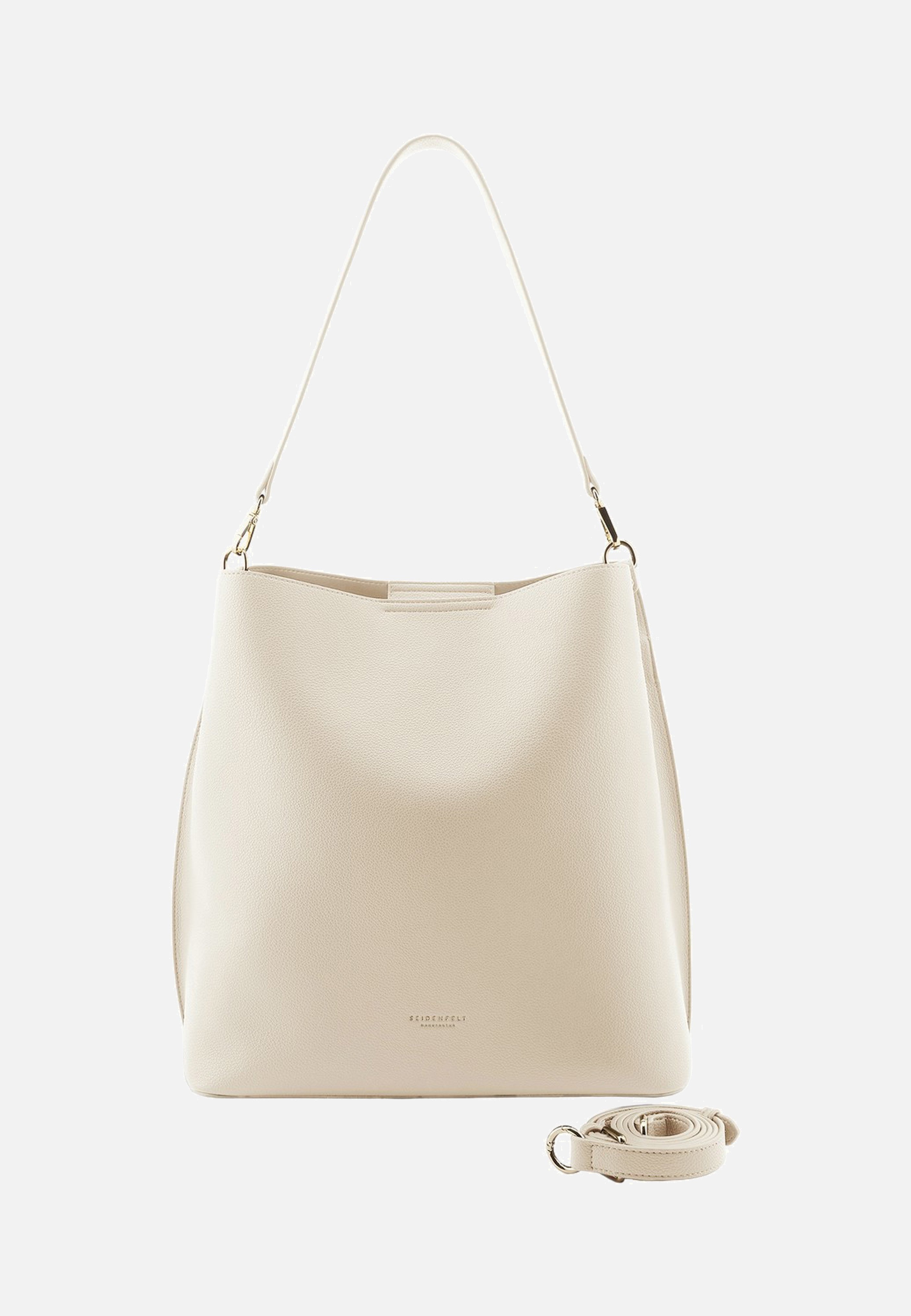 Seidenfelt Meloy Hobo Soft Cream Hobo Bag
