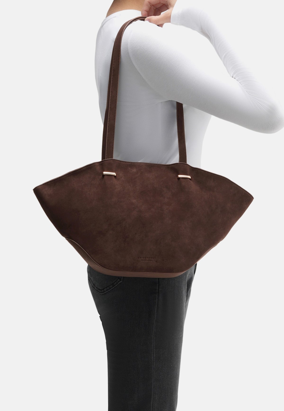 Seidenfelt Rena Shopper Dark Brown Shopper