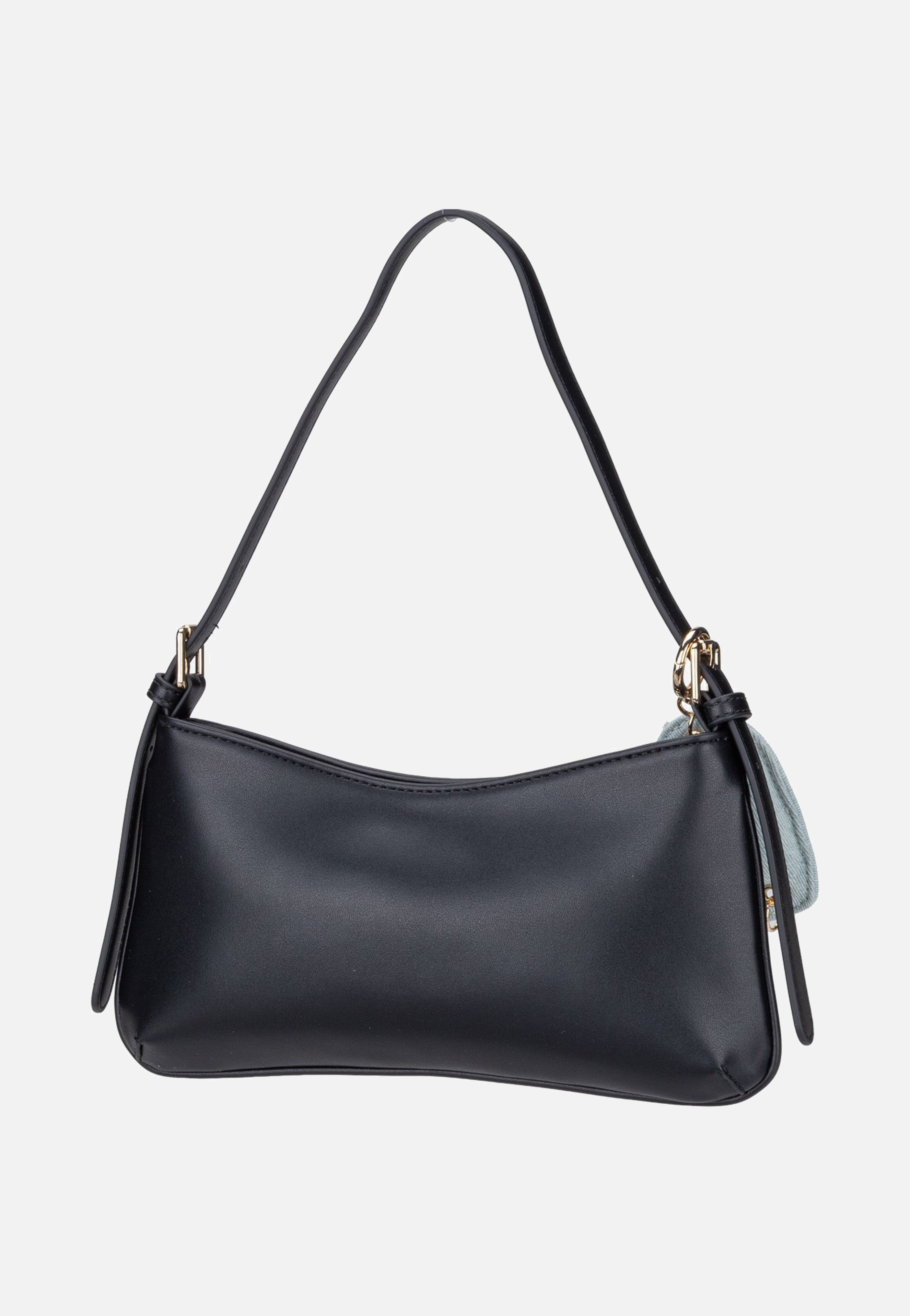 Seidenfelt Tahmela Pouchette Black Shoulder Bag