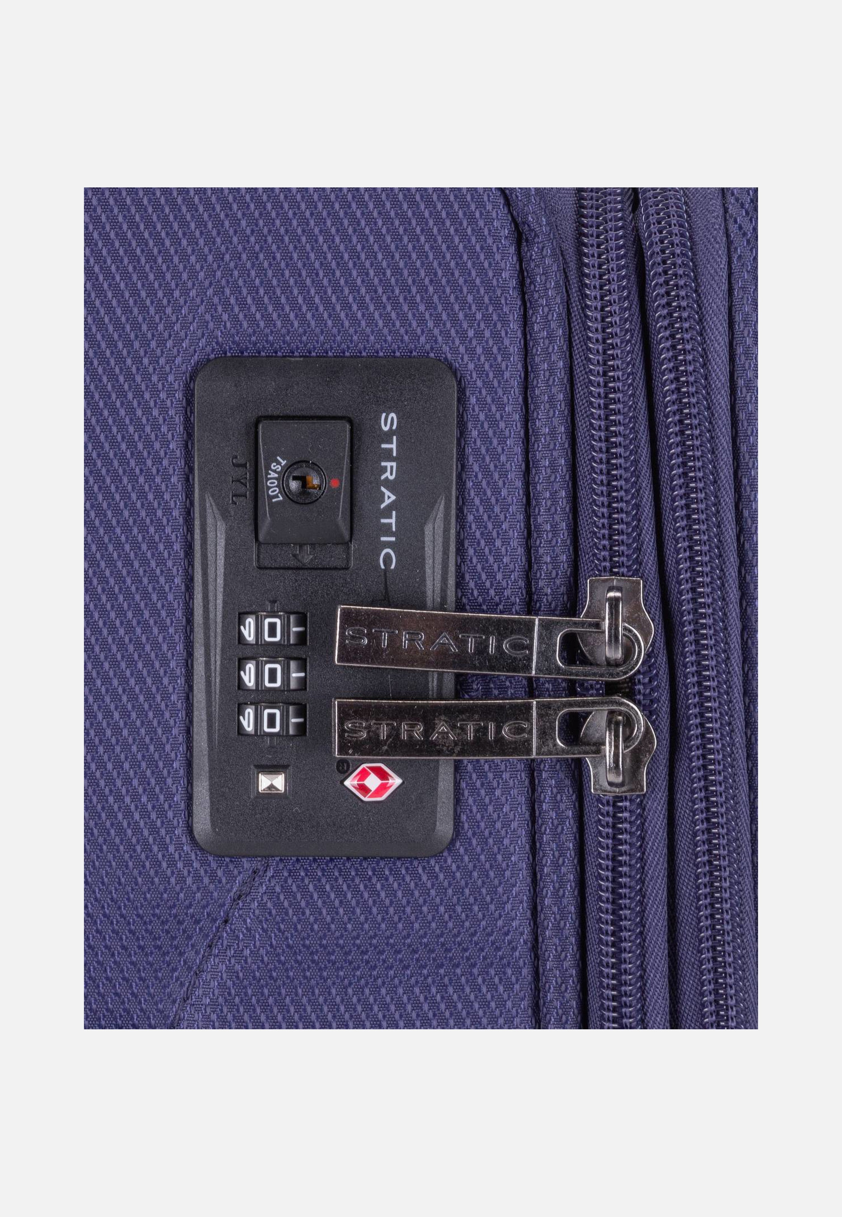 Stratic - Stratic Light+ Trolley M Dark Blue - Suitcase | Neutral-Image