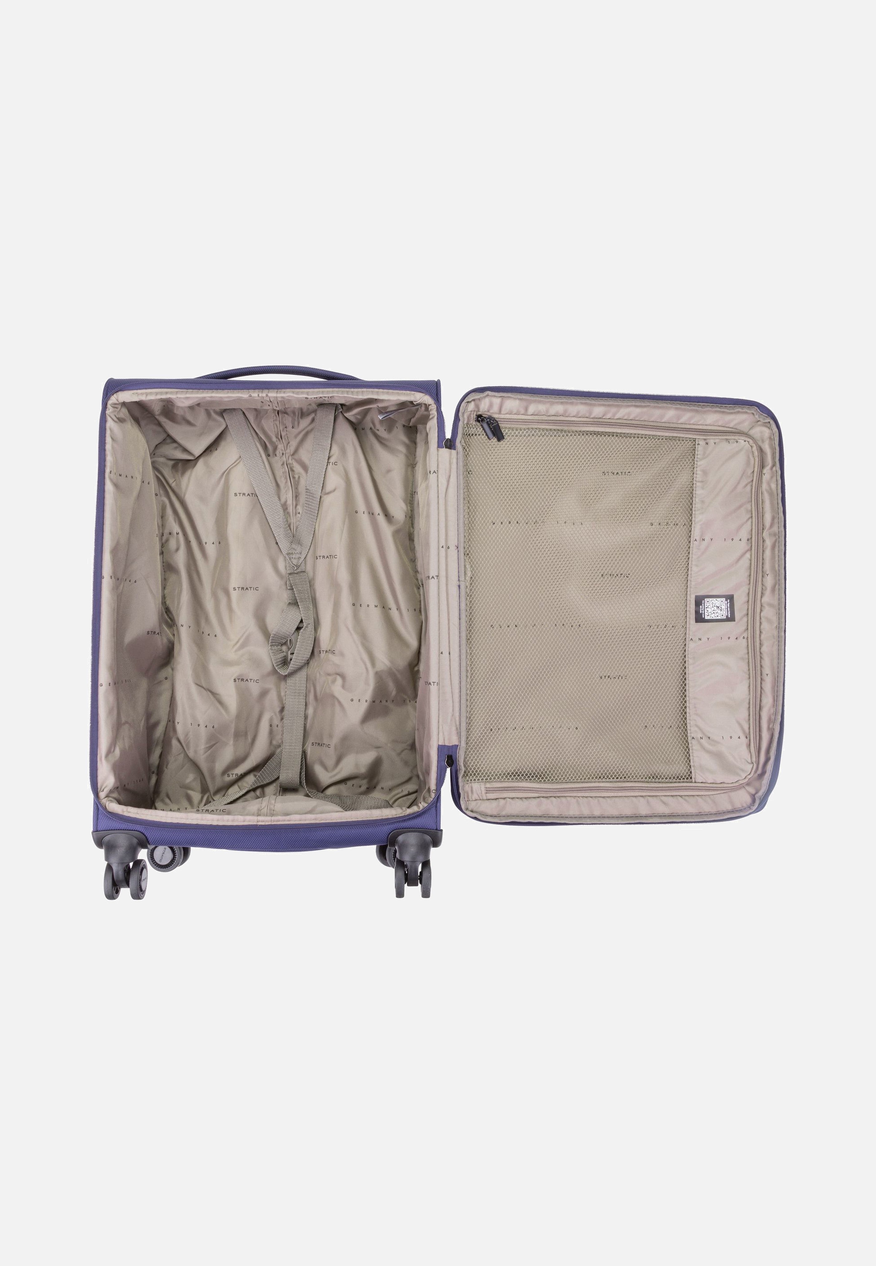 Stratic - Stratic Light+ Trolley M Dark Blue - Suitcase | Neutral-Image