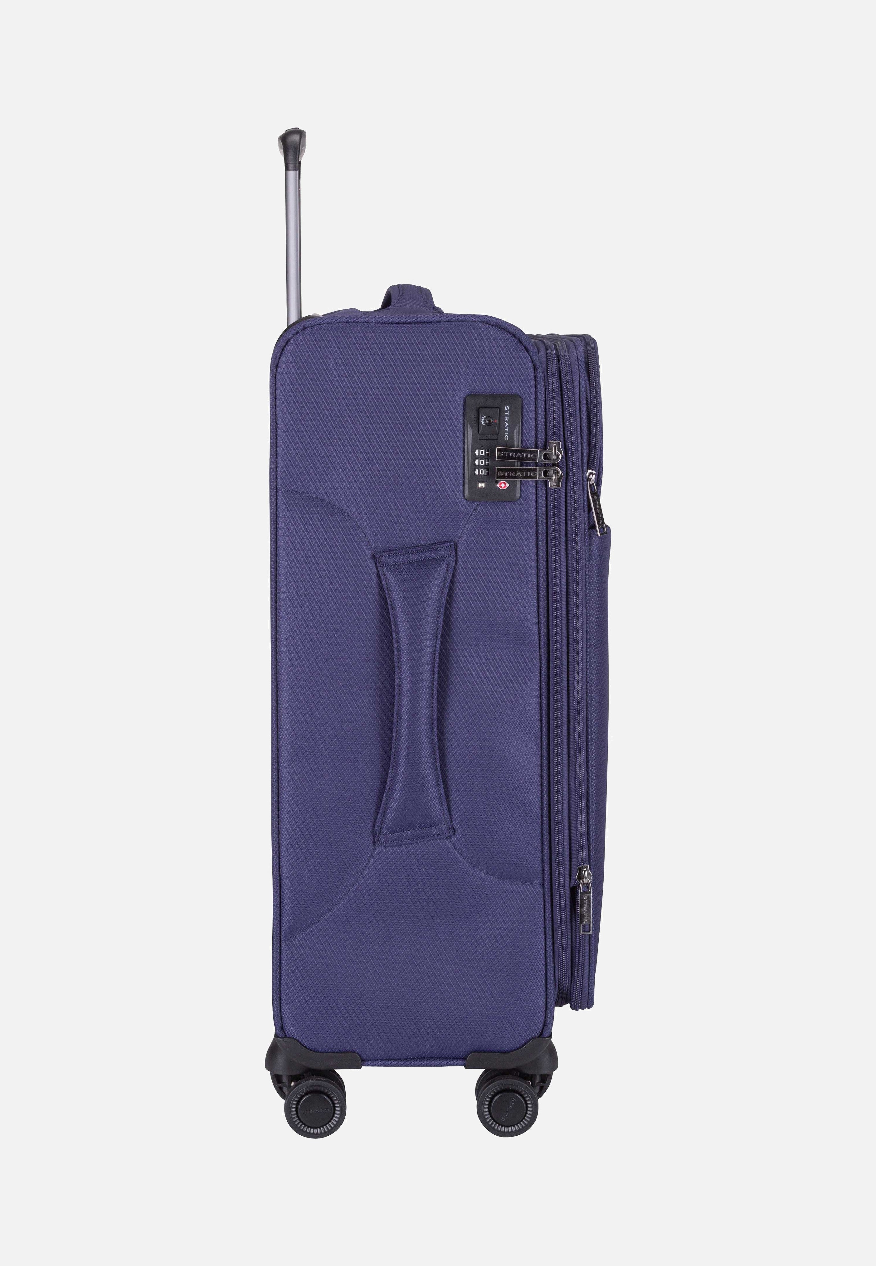 Stratic - Stratic Light+ Trolley M Dark Blue - Suitcase | Neutral-Image