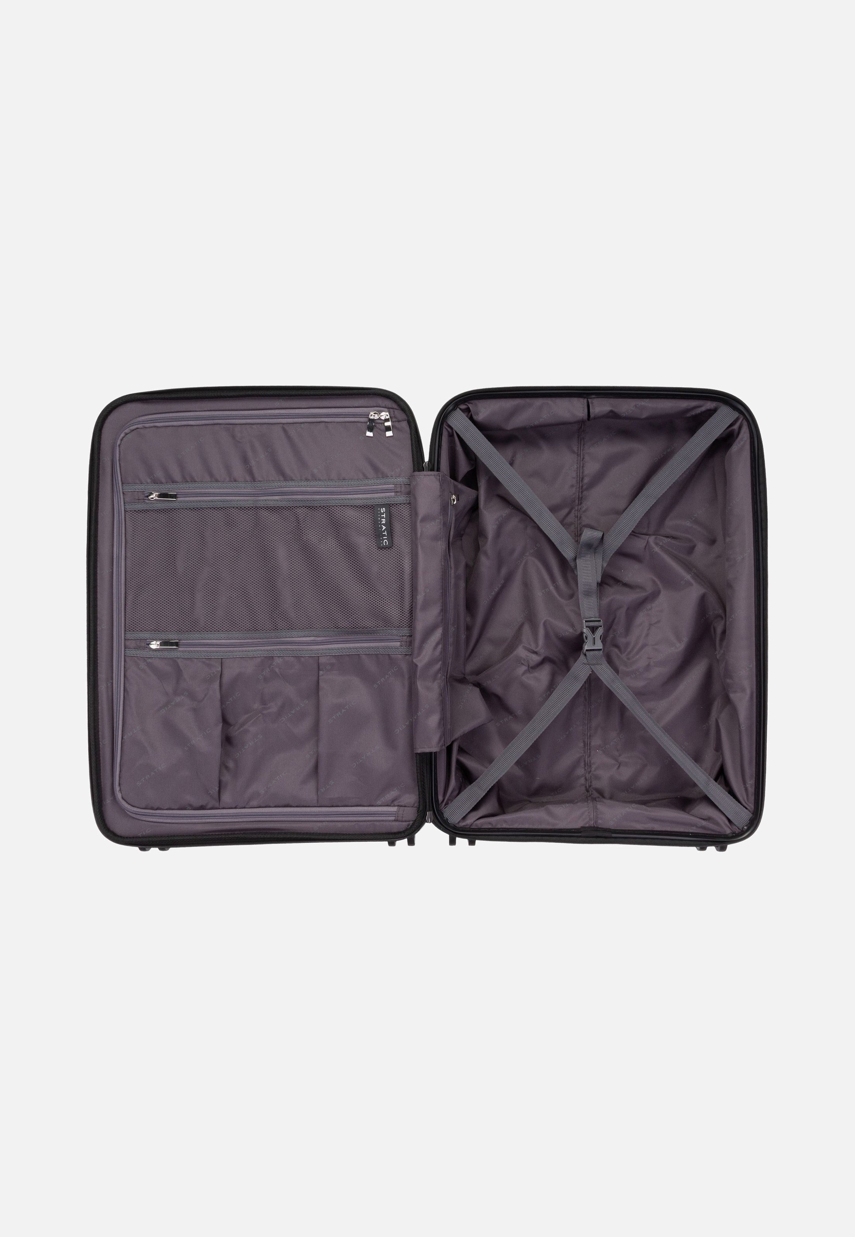 Stratic - Straw+ Trolley M Dark Grey - Suitcase | Neutral-Image