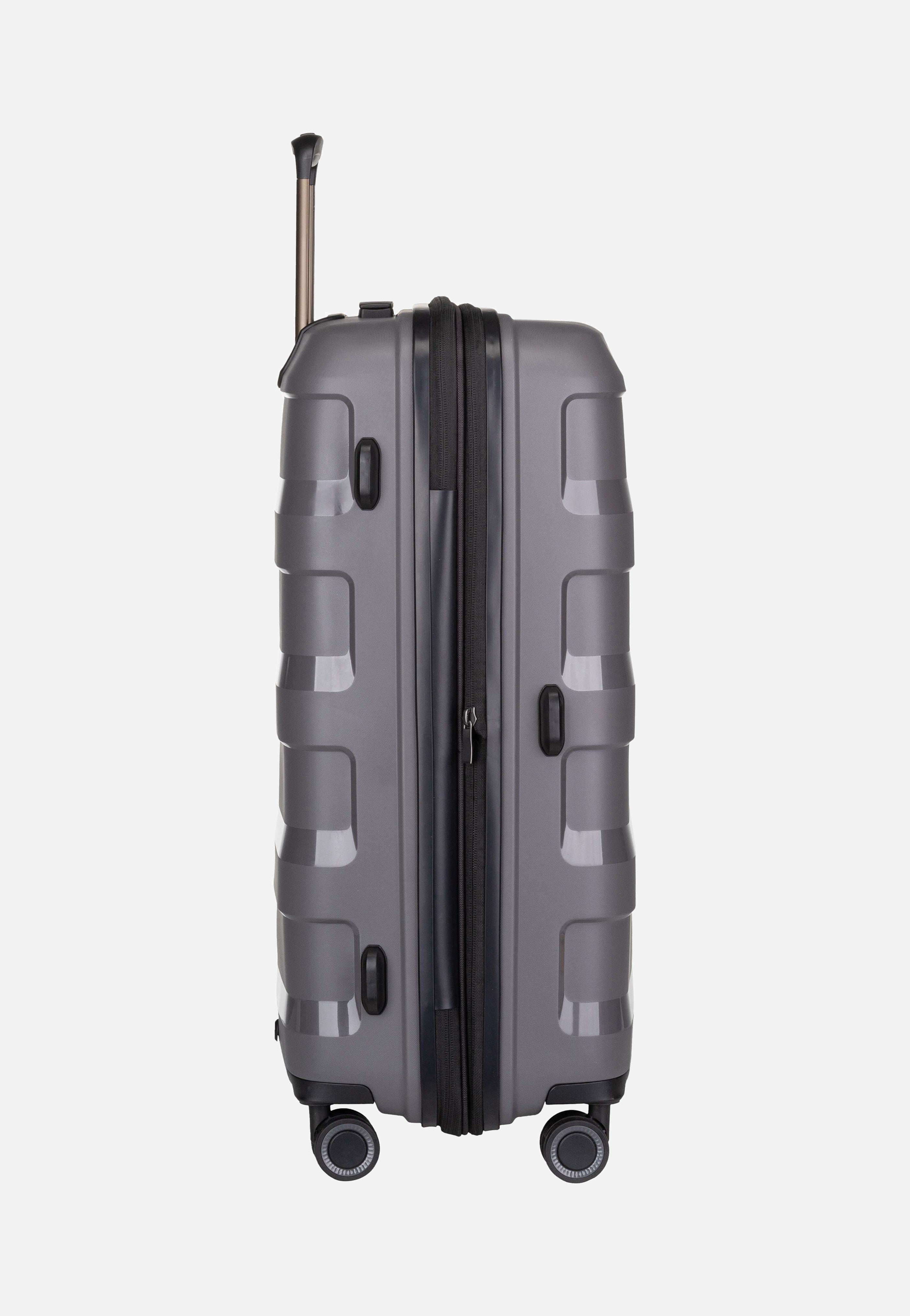 Stratic - Straw+ Trolley M Dark Grey - Suitcase | Neutral-Image