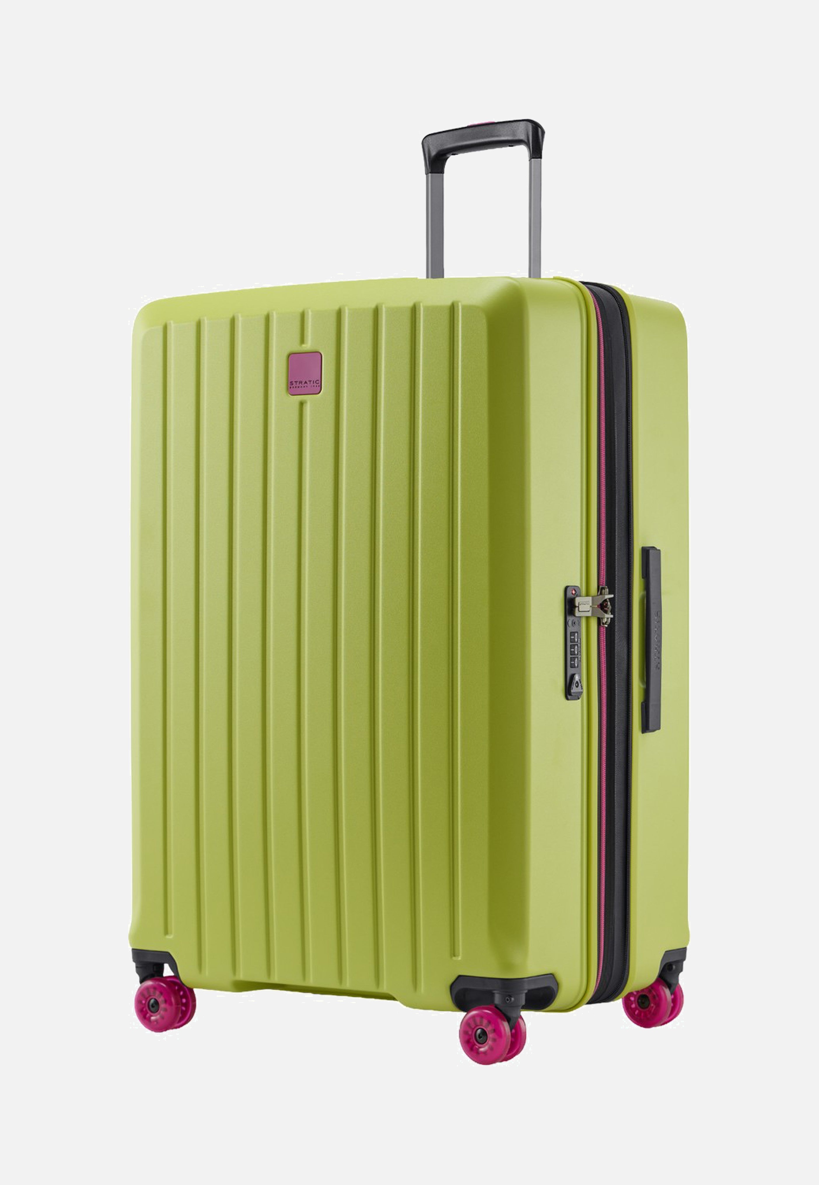 Stratic Buzz Trolley L Lime Green Suitcase