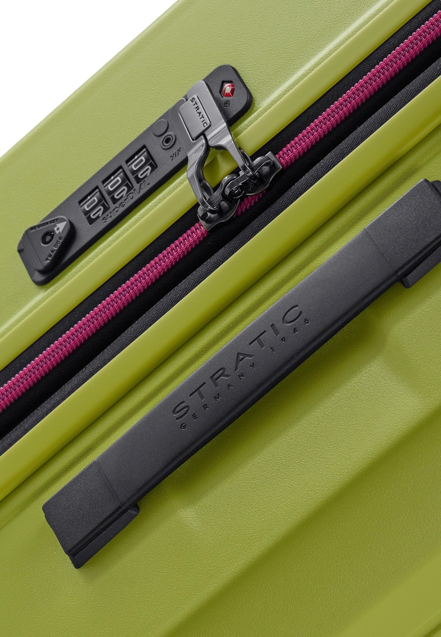 Stratic Buzz Trolley L Lime Green Suitcase