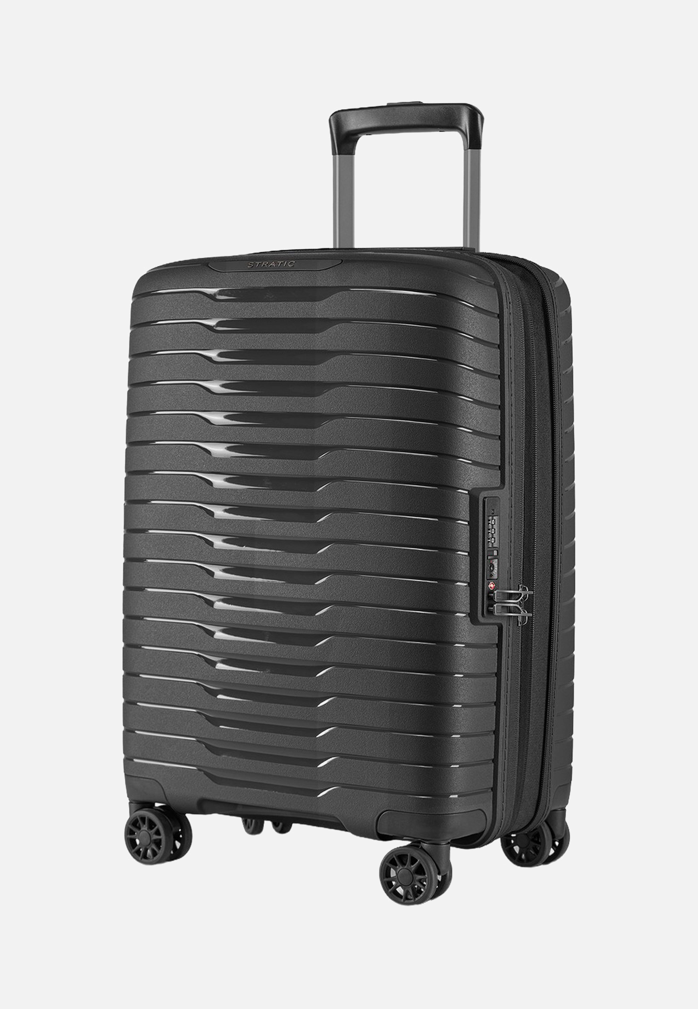 Stratic Novium SL Trolley S Black Suitcase