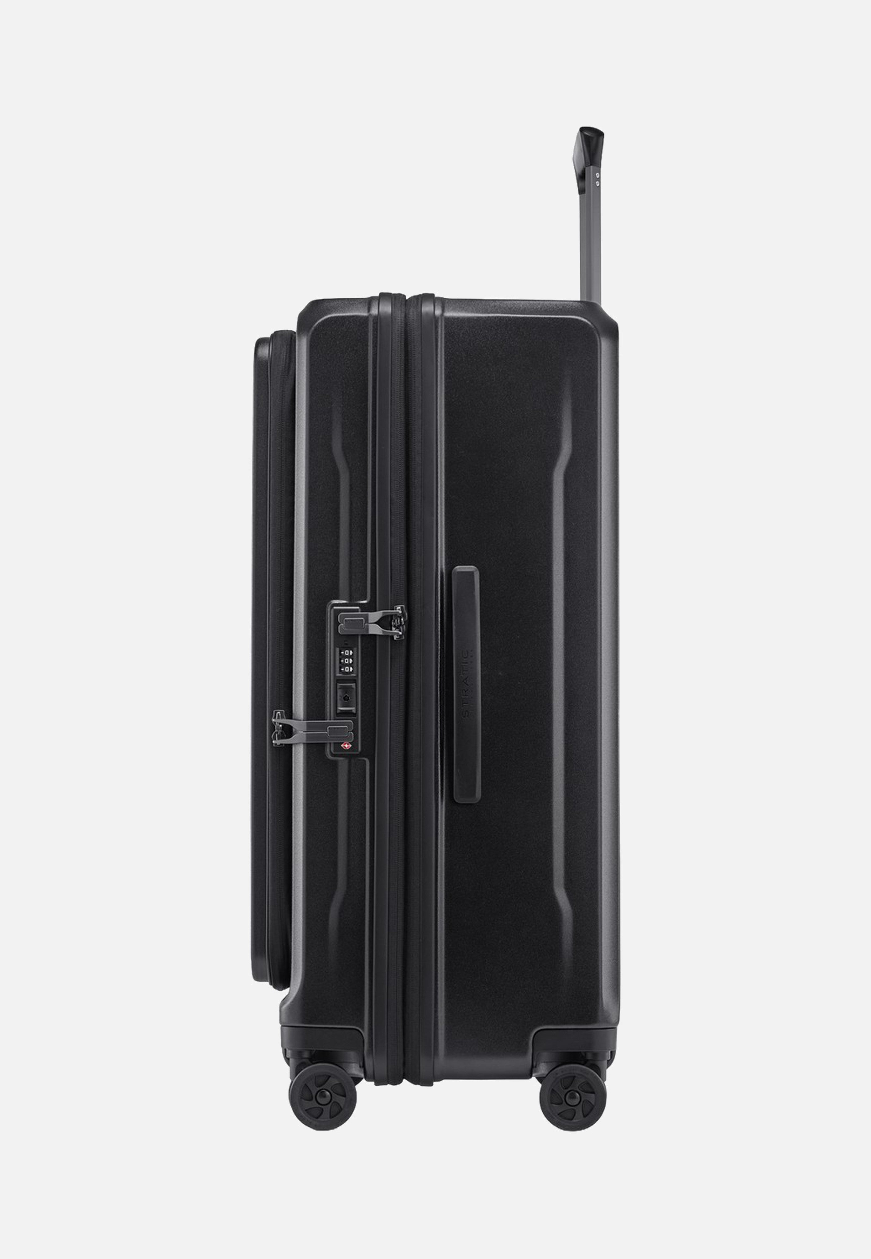 Stratic Phoenix ML Trolley L Black Suitcase