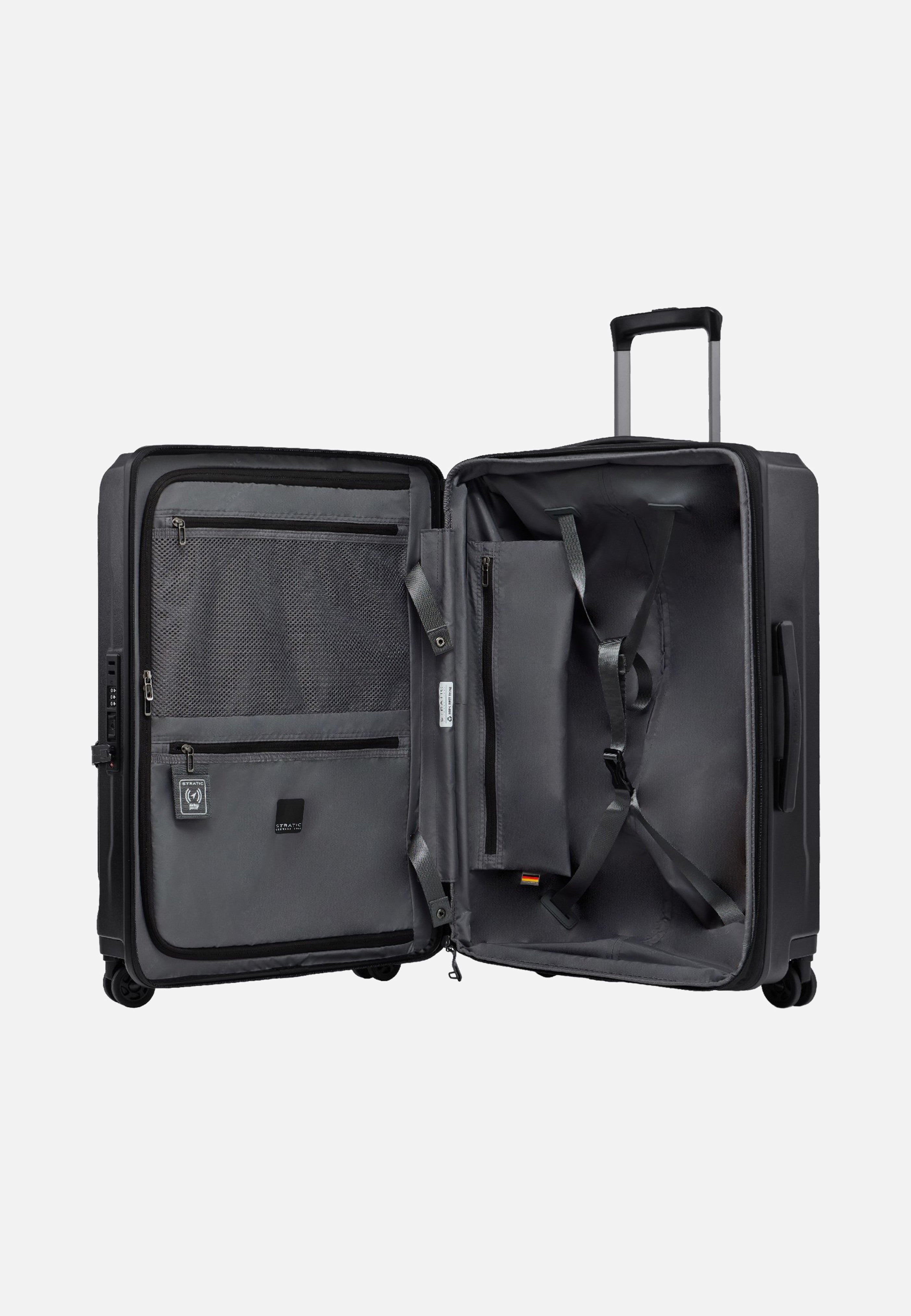 Stratic Phoenix ML Trolley M Black Suitcase