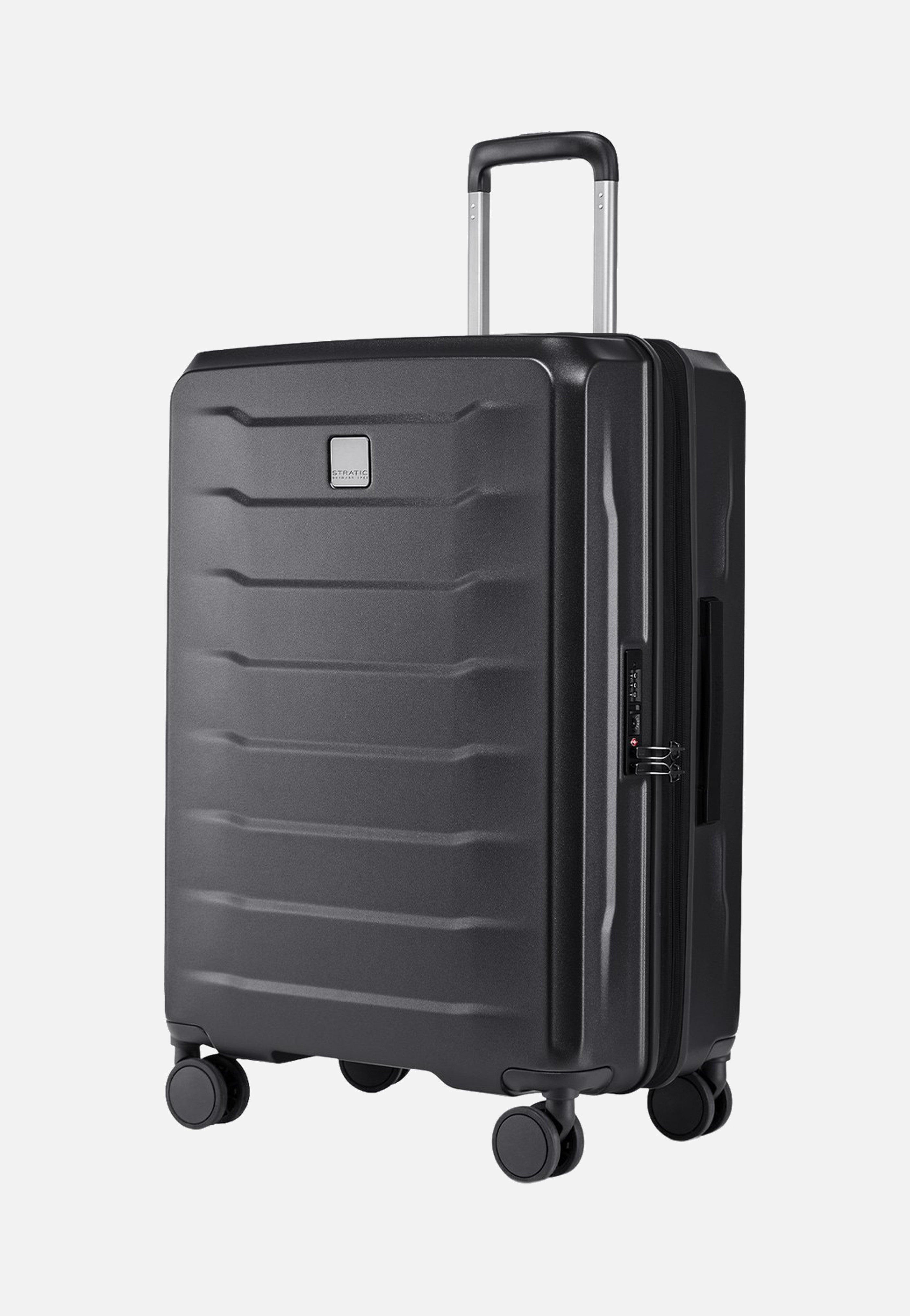 Stratic Phoenix SL Trolley M Black Suitcase