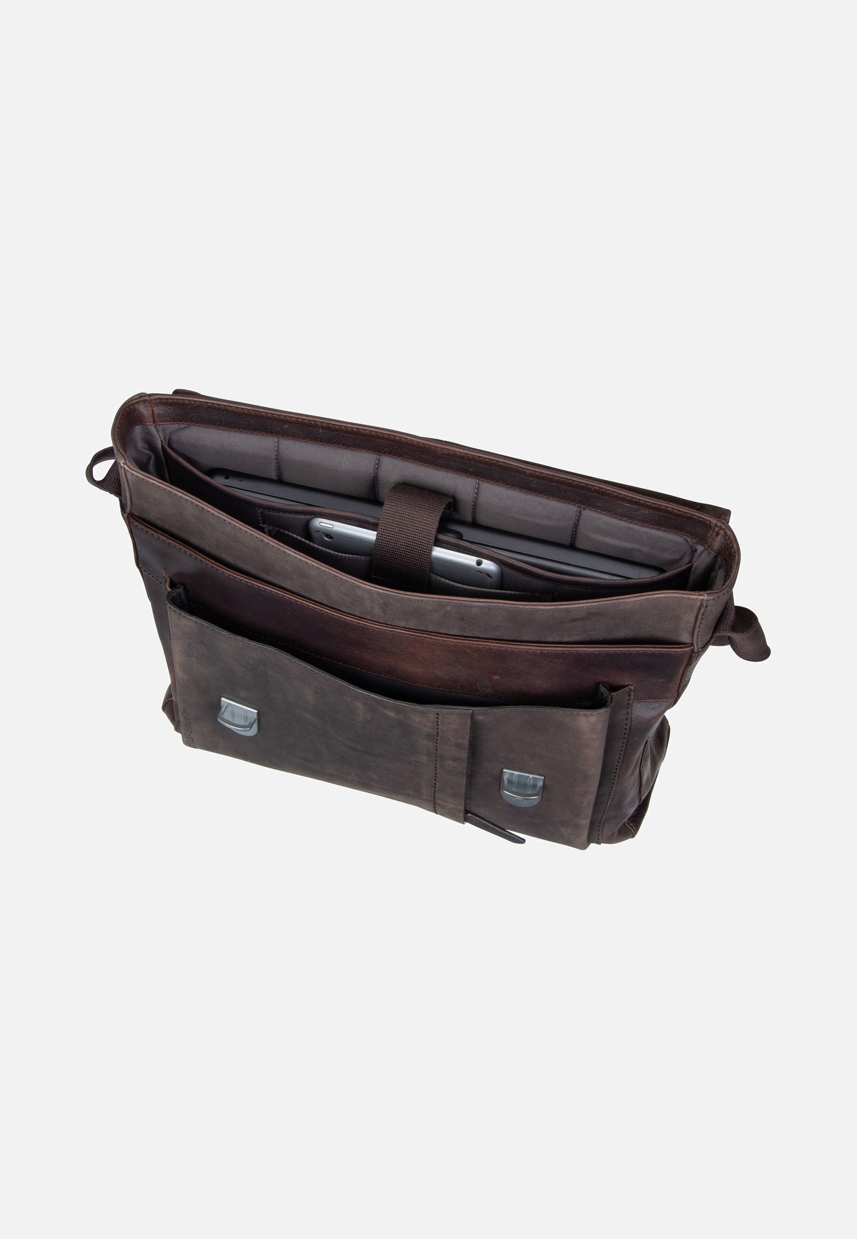 Strellson - Brick Lane Jeremy LHF Dark Brown - Messenger Bag | Men-Image
