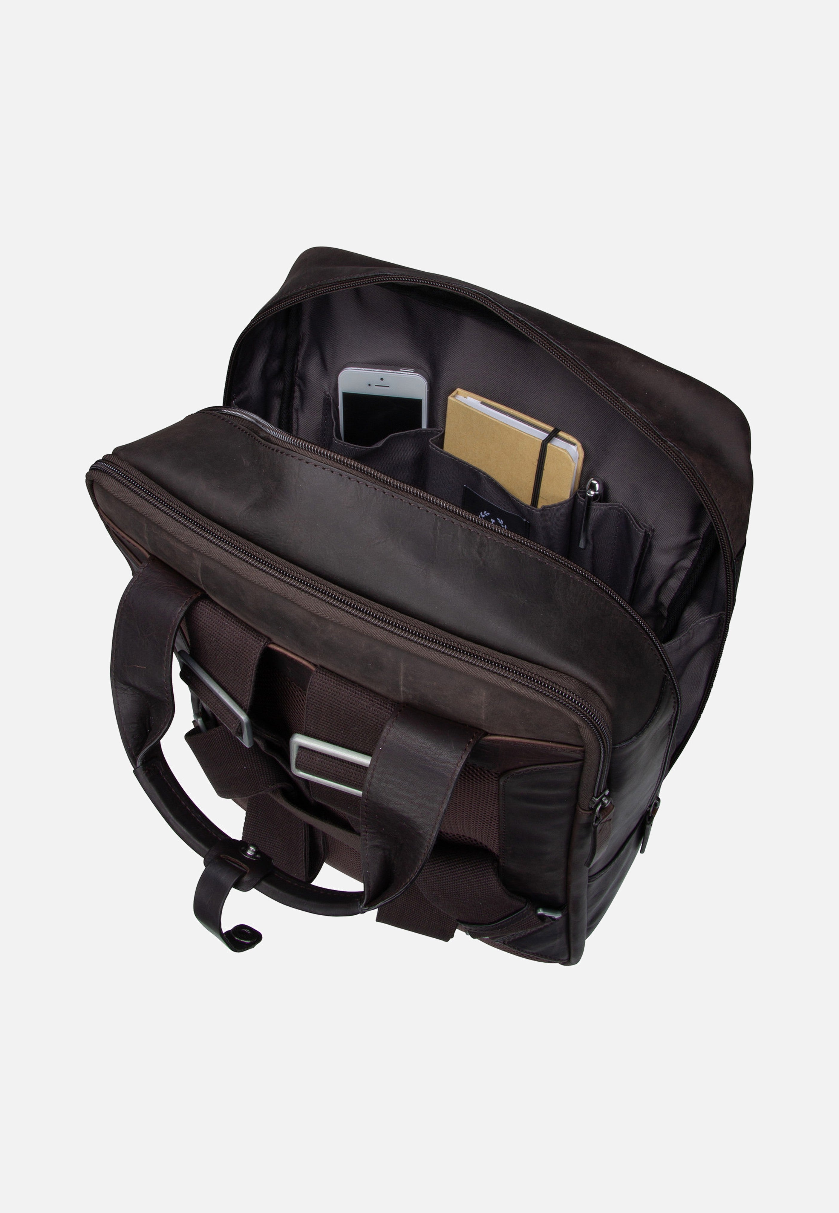 Strellson - Brick Lane Josh Backpack LVZ Dark Brown - Backpack | Men-Image