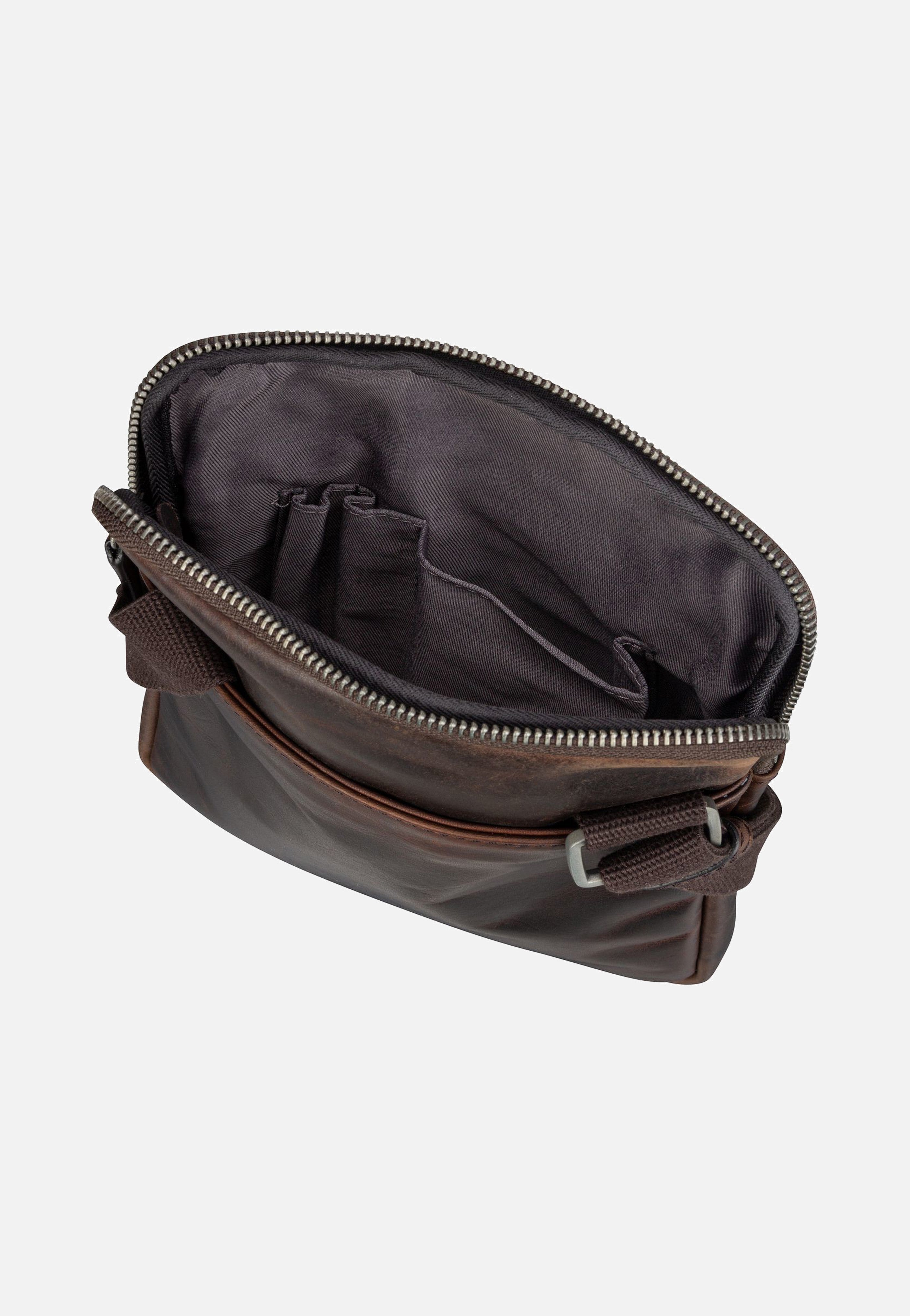 Strellson - Brick Lane Marcus XSVZ1 Dark Brown - Pouch Bag | Men-Image