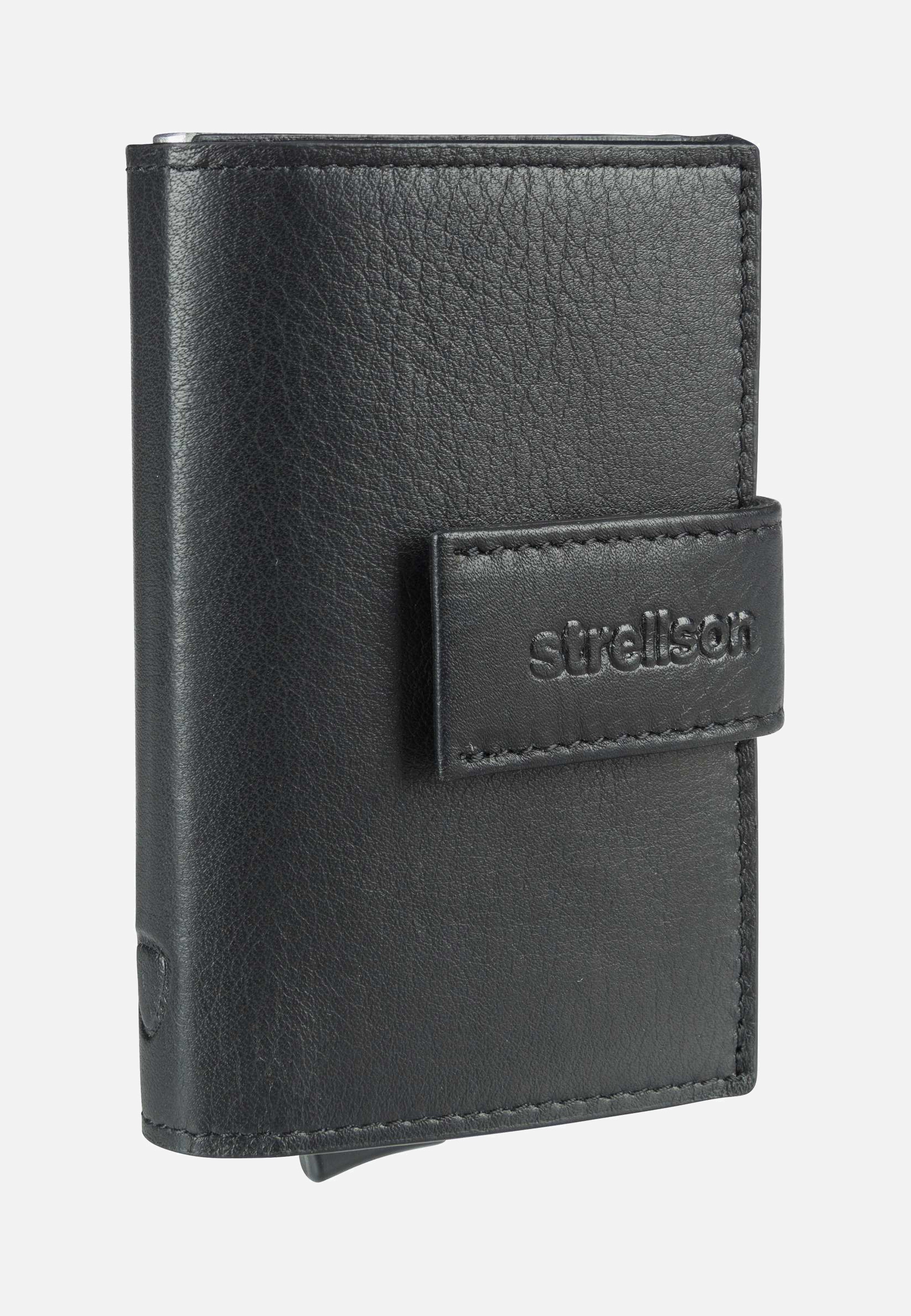 Strellson Carter C Three E-Cage SV8F Black Card Holder