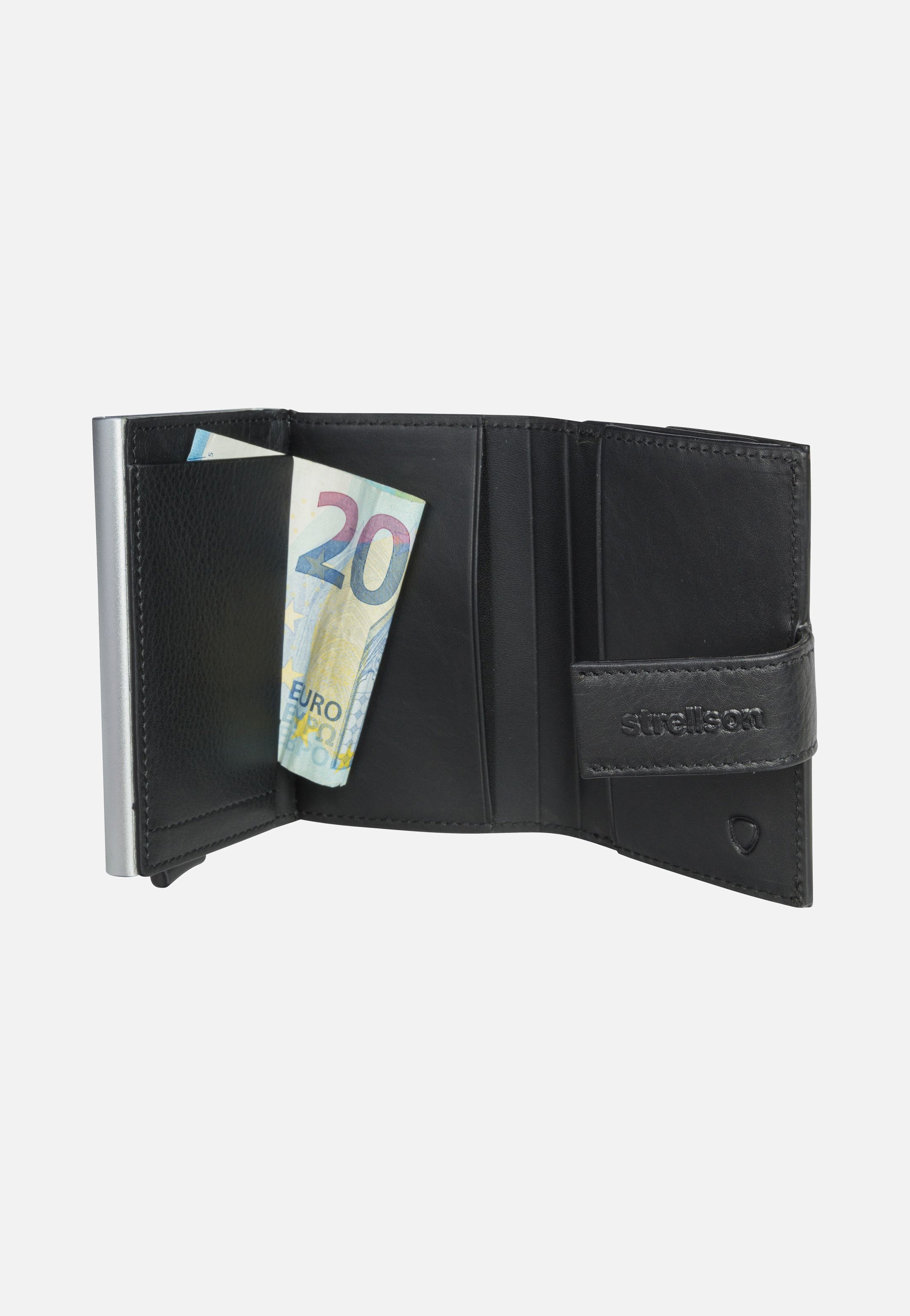 Strellson - Carter C Three E-Cage SV8F Black - Card Holder | Men-Image