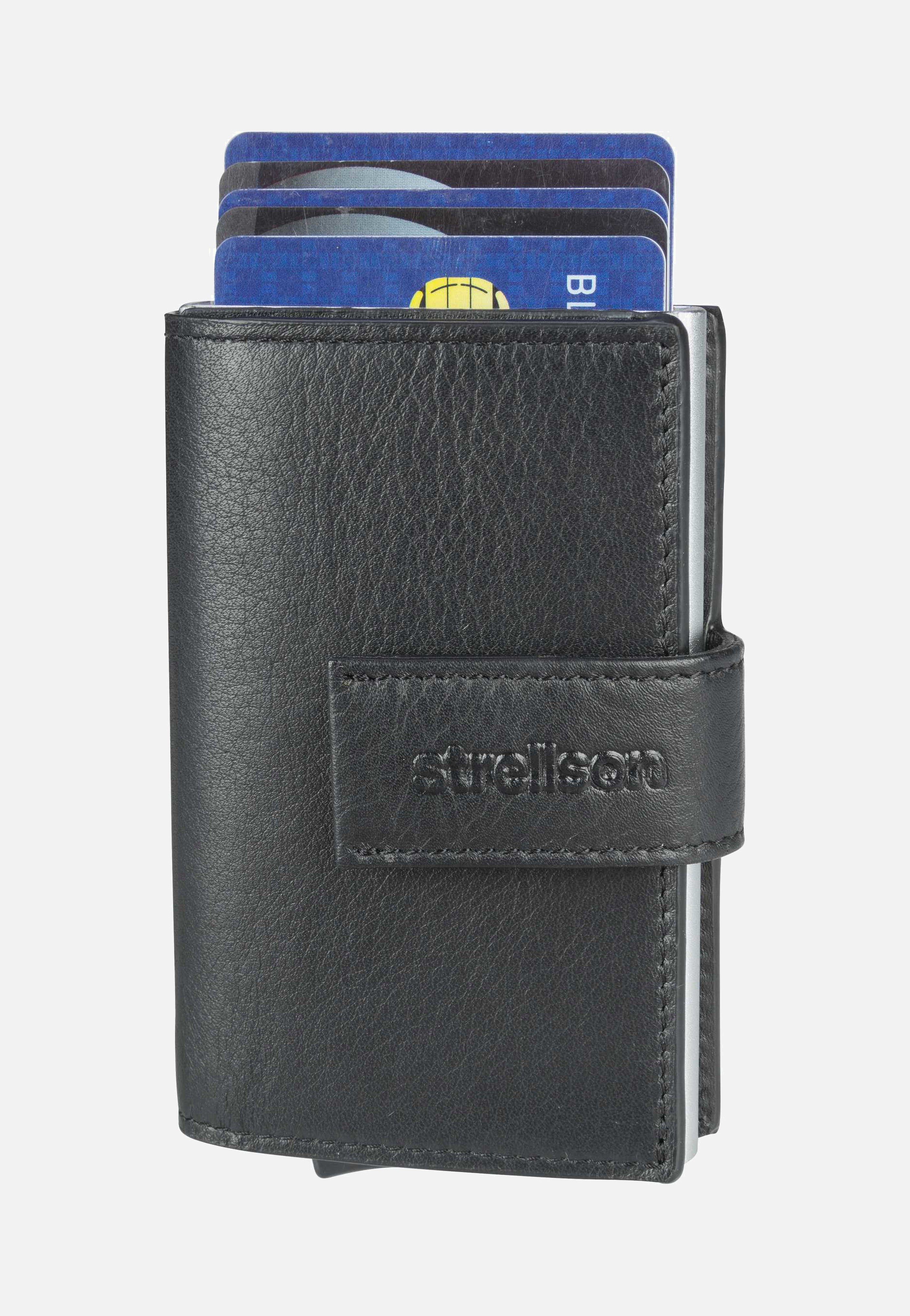Strellson - Carter C Three E-Cage SV8F Black - Card Holder | Men-Image