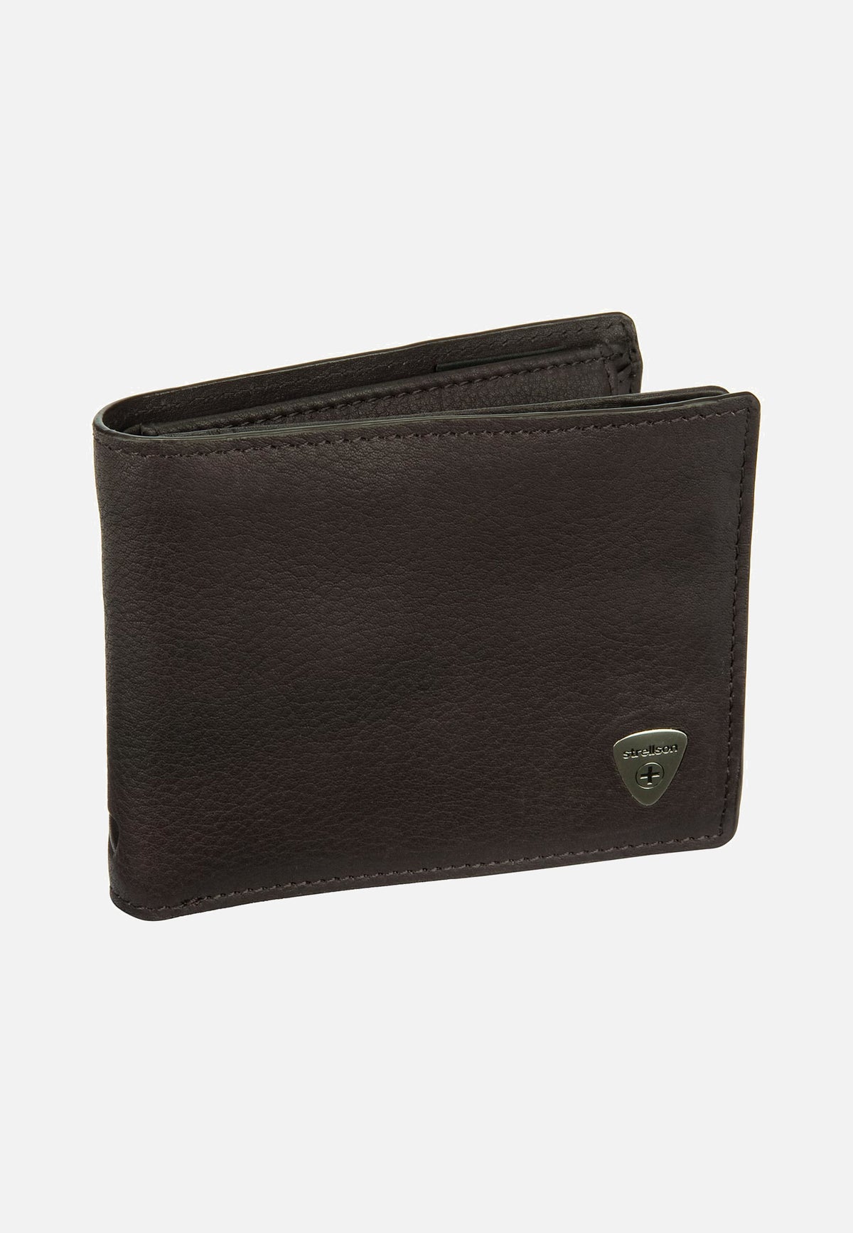 Strellson Harrison Bill Fold 1045 Dark Brown - Portemonnaie