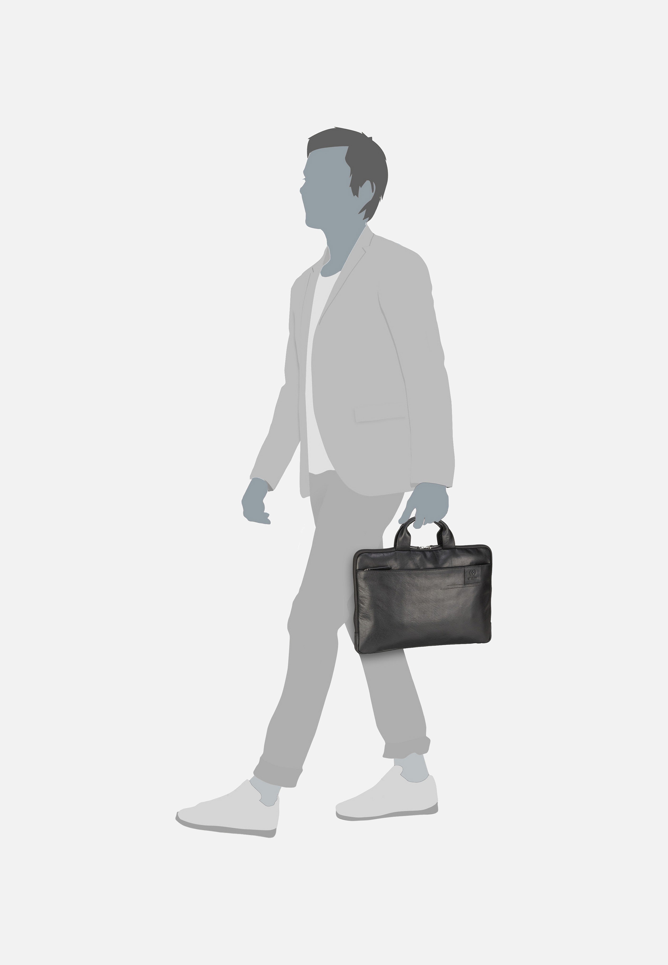 Strellson Hyde Park BriefBag SHZ 2 Black Aktentasche