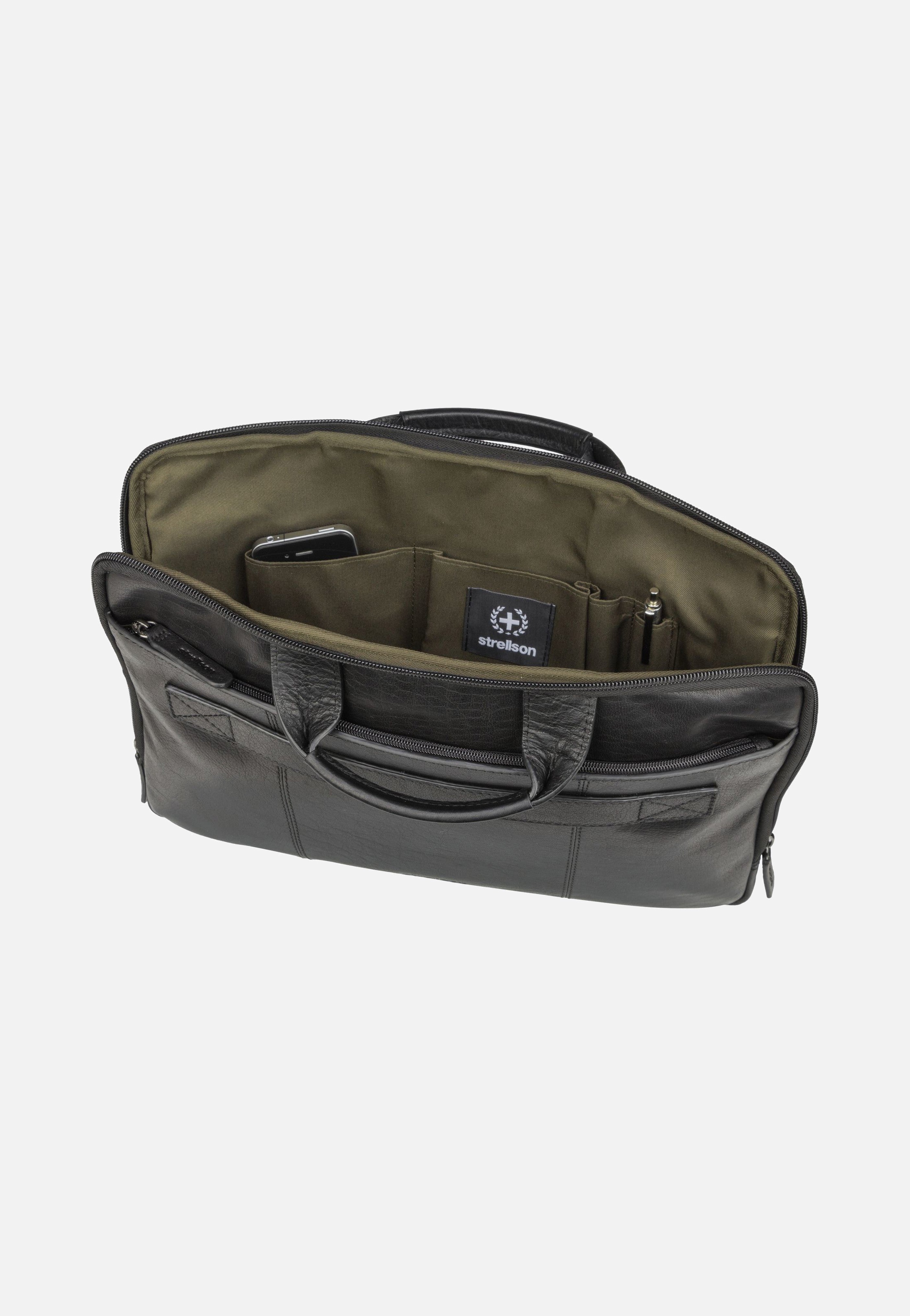 Strellson Hyde Park BriefBag SHZ 2 Black Aktentasche