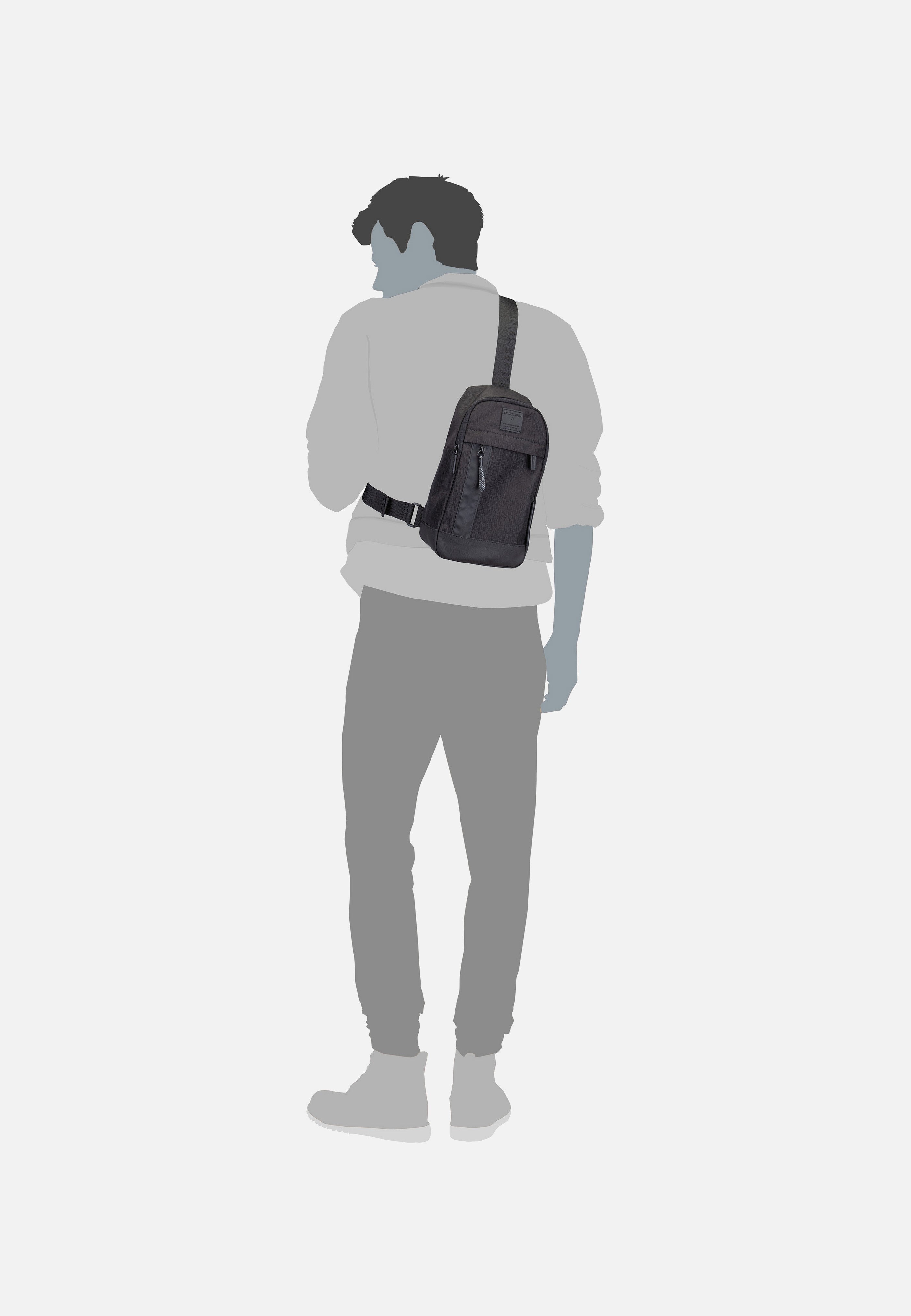 Strellson - Northwood RS Chris MVZ Black - Sling Bag | Men-Image