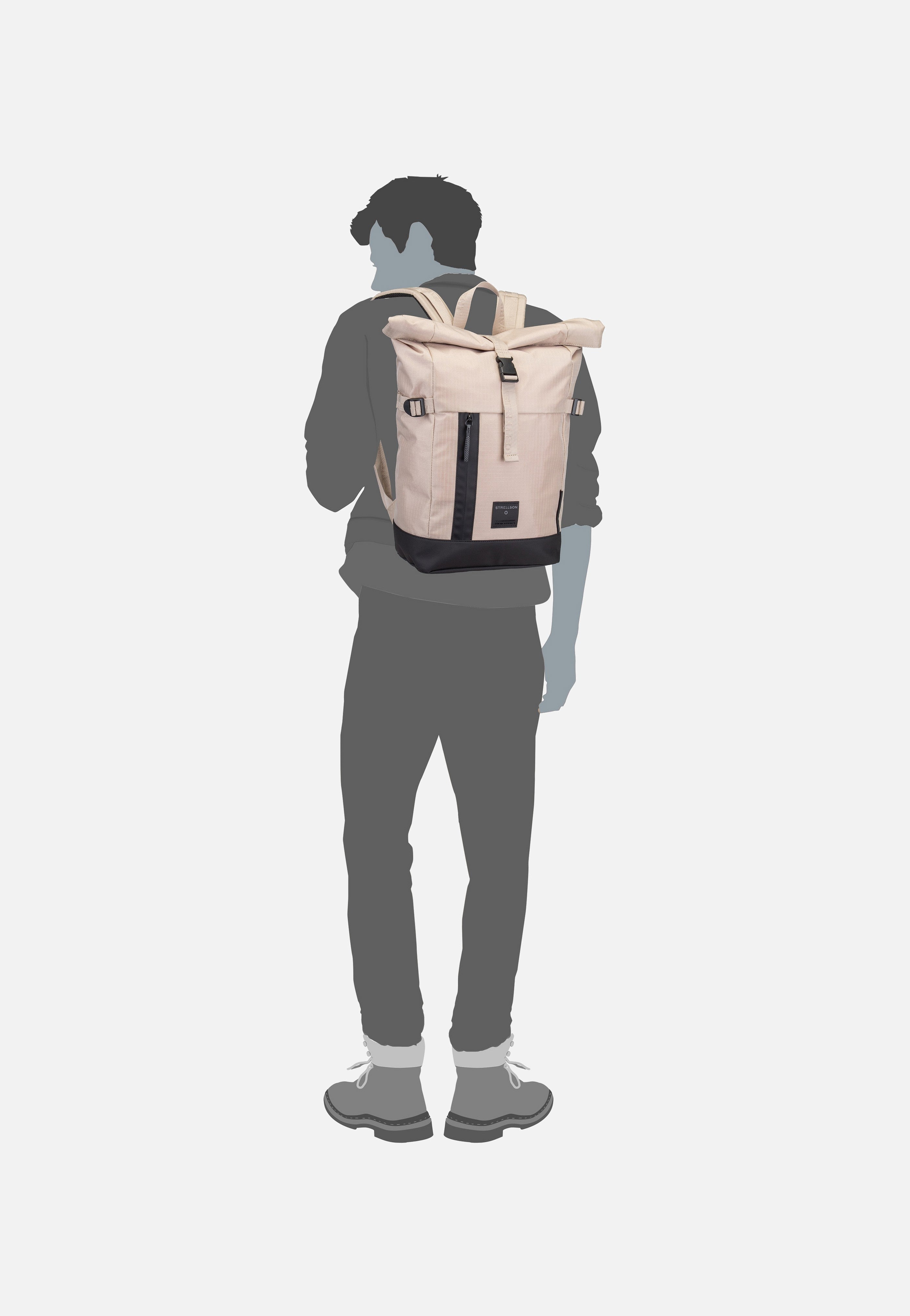 Strellson - Northwood RS Eddie MVF Beige - Rolltop Backpack | Men-Image