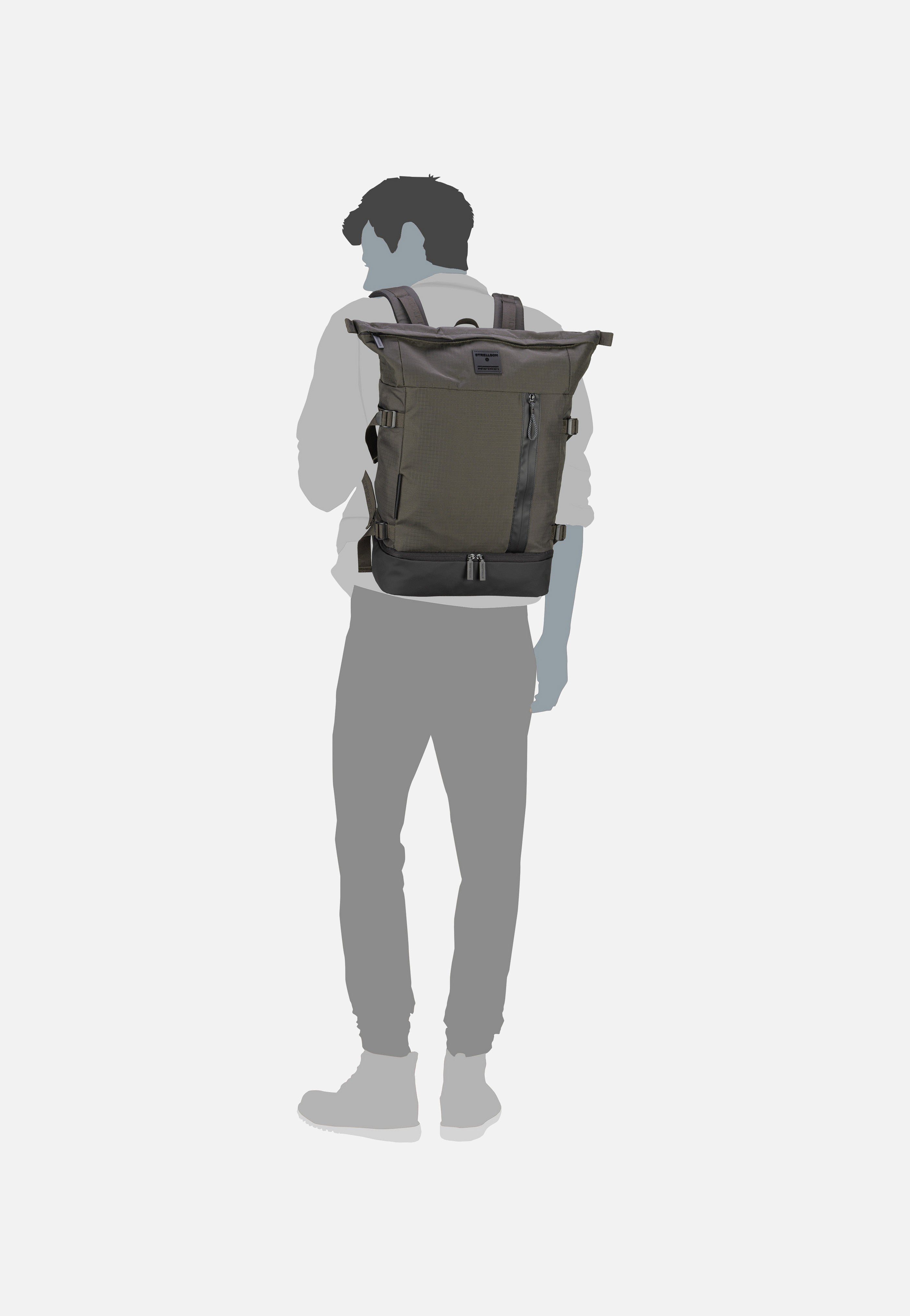 Strellson - Northwood RS Sebastian LVZ Khaki - Backpack | Men-Image