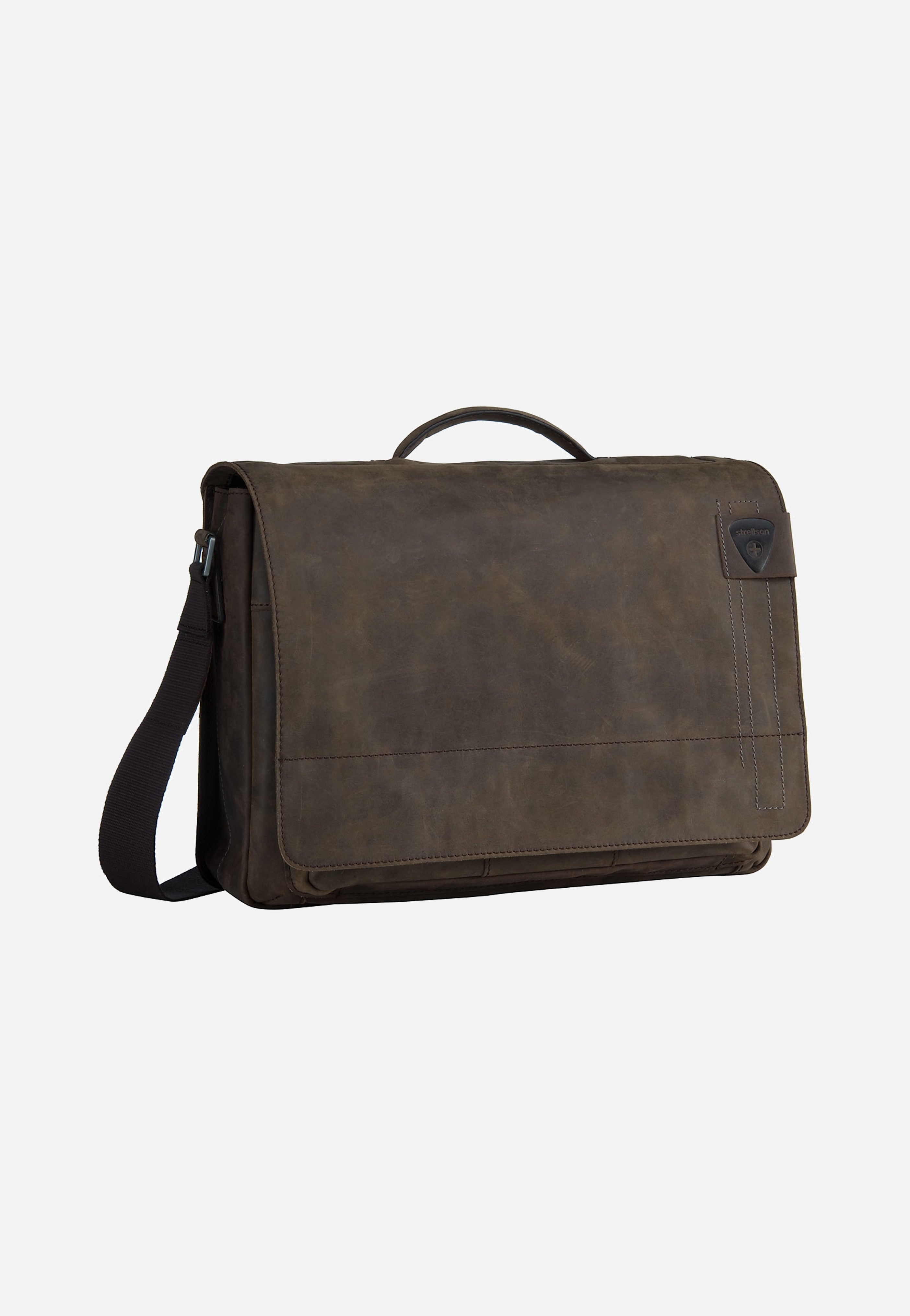 Strellson Richmond Briefbag L Dark Brown Aktentasche