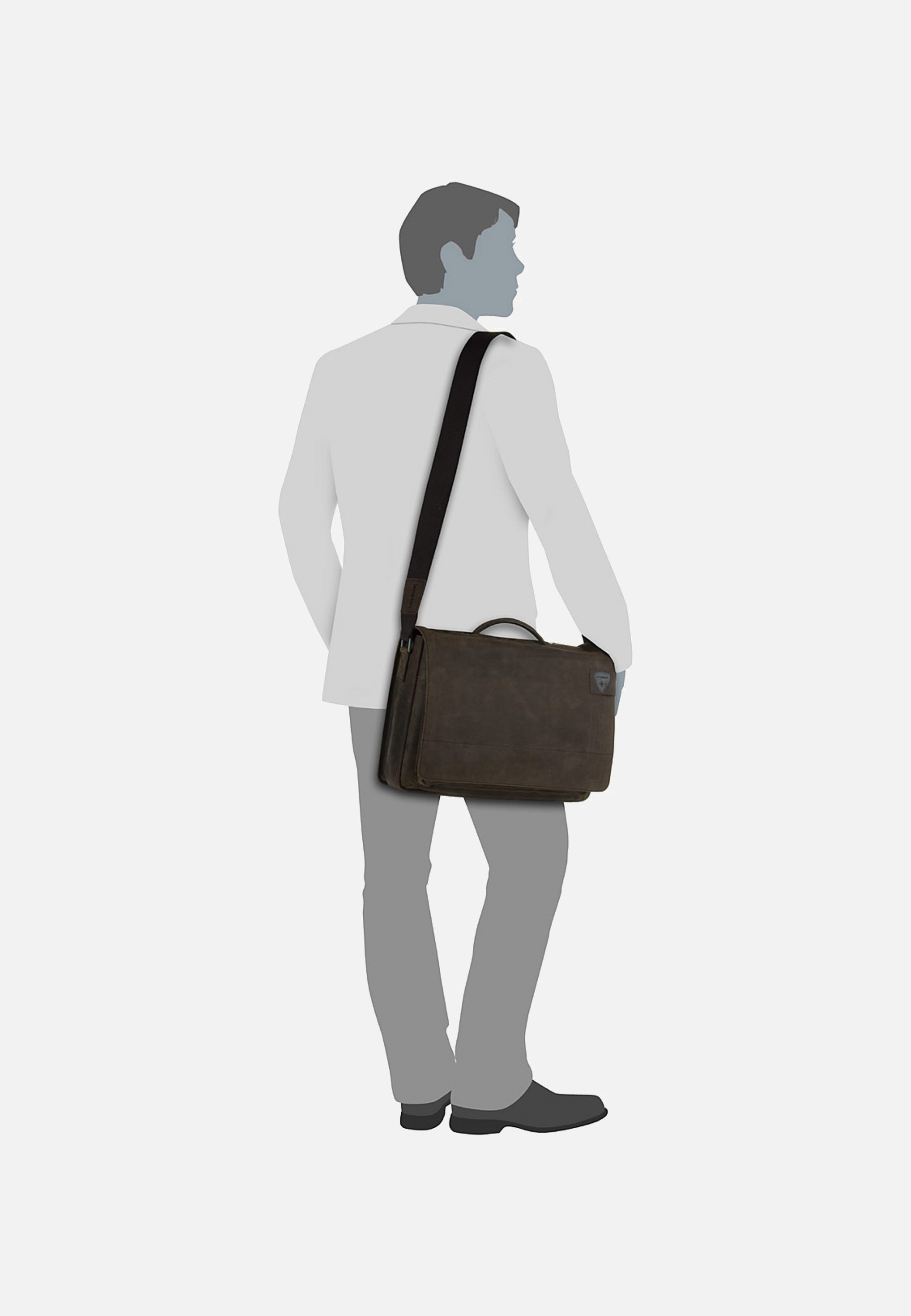 Strellson - Richmond Briefbag L Dark Brown - Briefcase | Men-Image