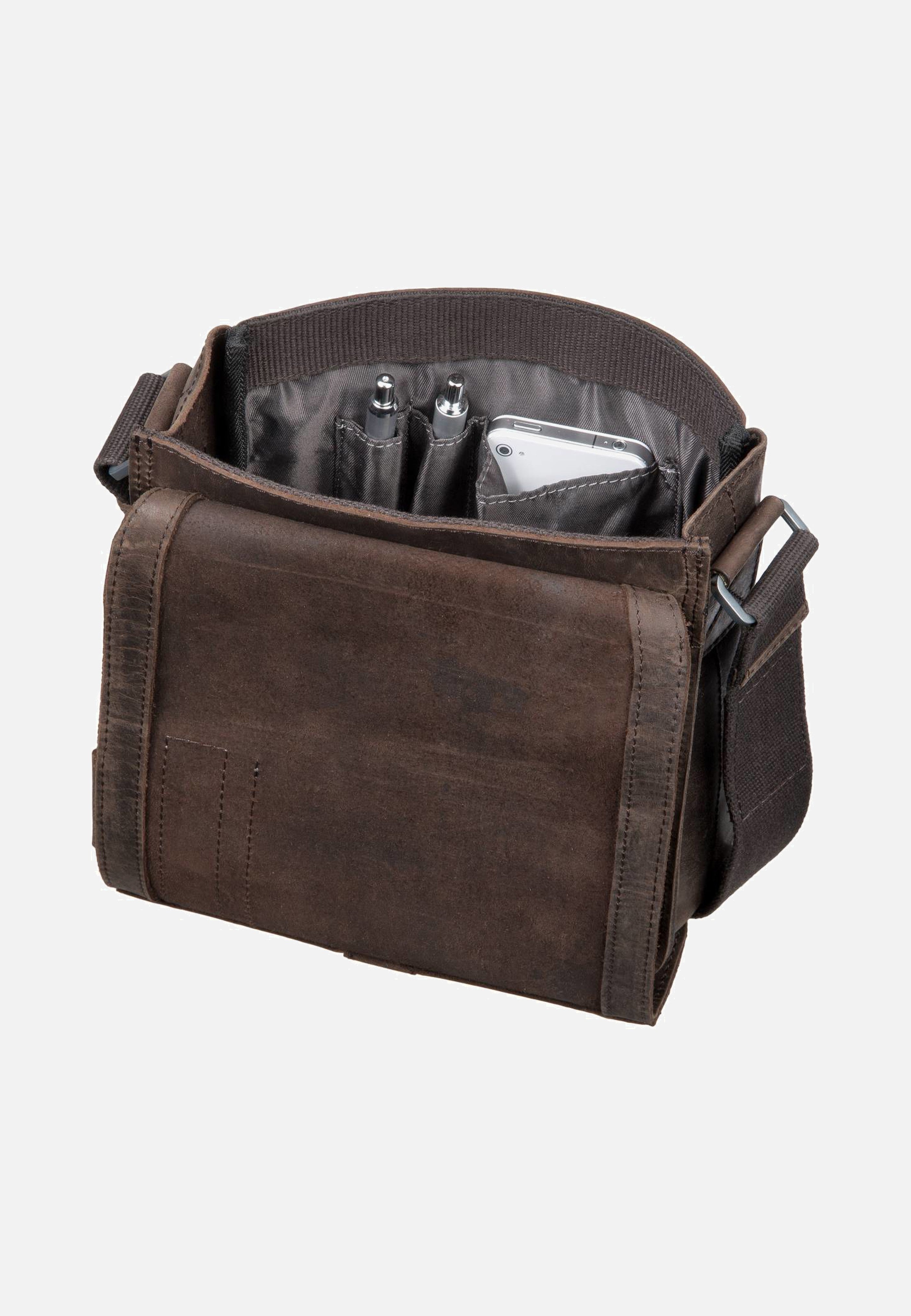 Strellson - Richmond Messenger SV Dark Brown - Shoulder Bag | Men-Image
