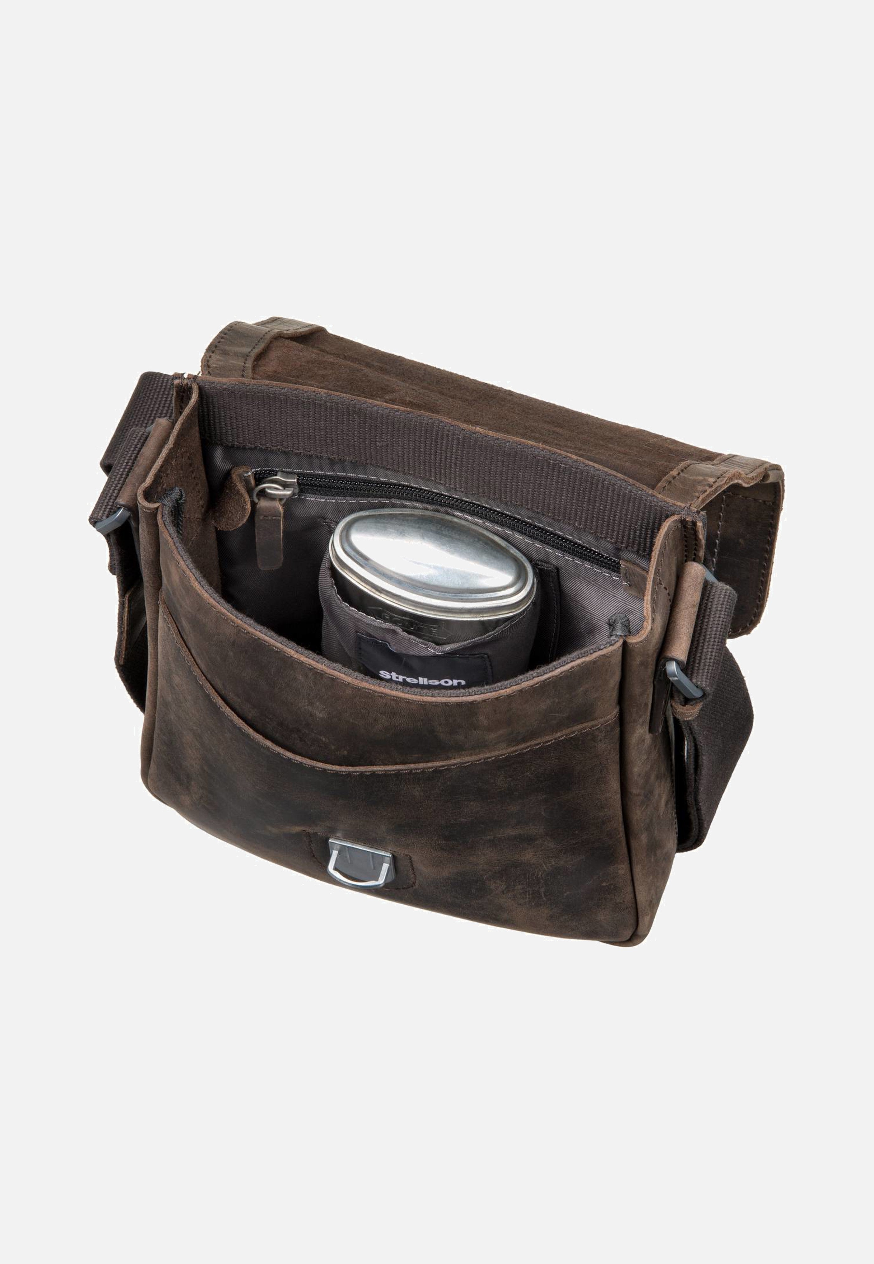 Strellson - Richmond Messenger SV Dark Brown - Shoulder Bag | Men-Image