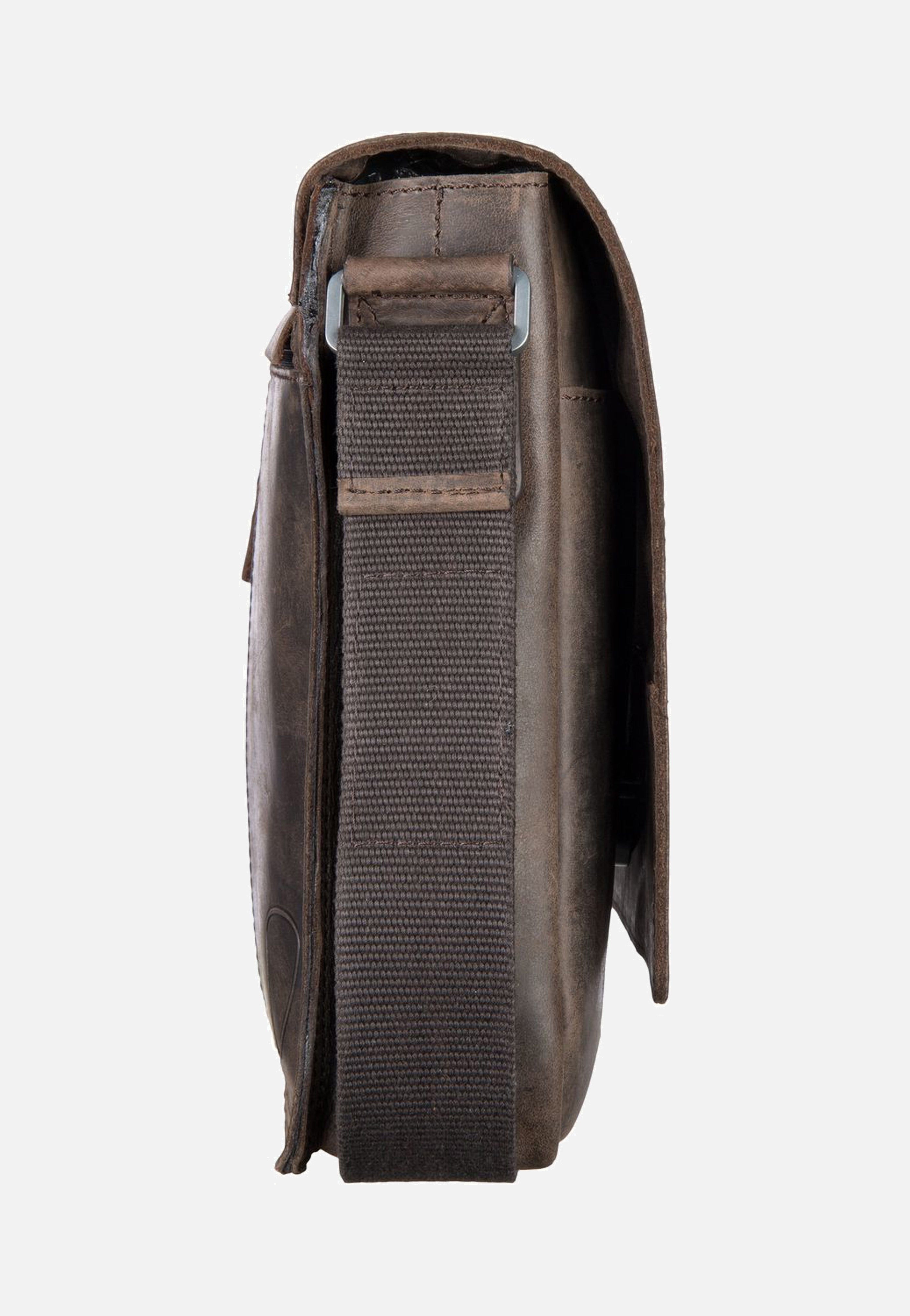 Strellson - Richmond Messenger SV Dark Brown - Shoulder Bag | Men-Image