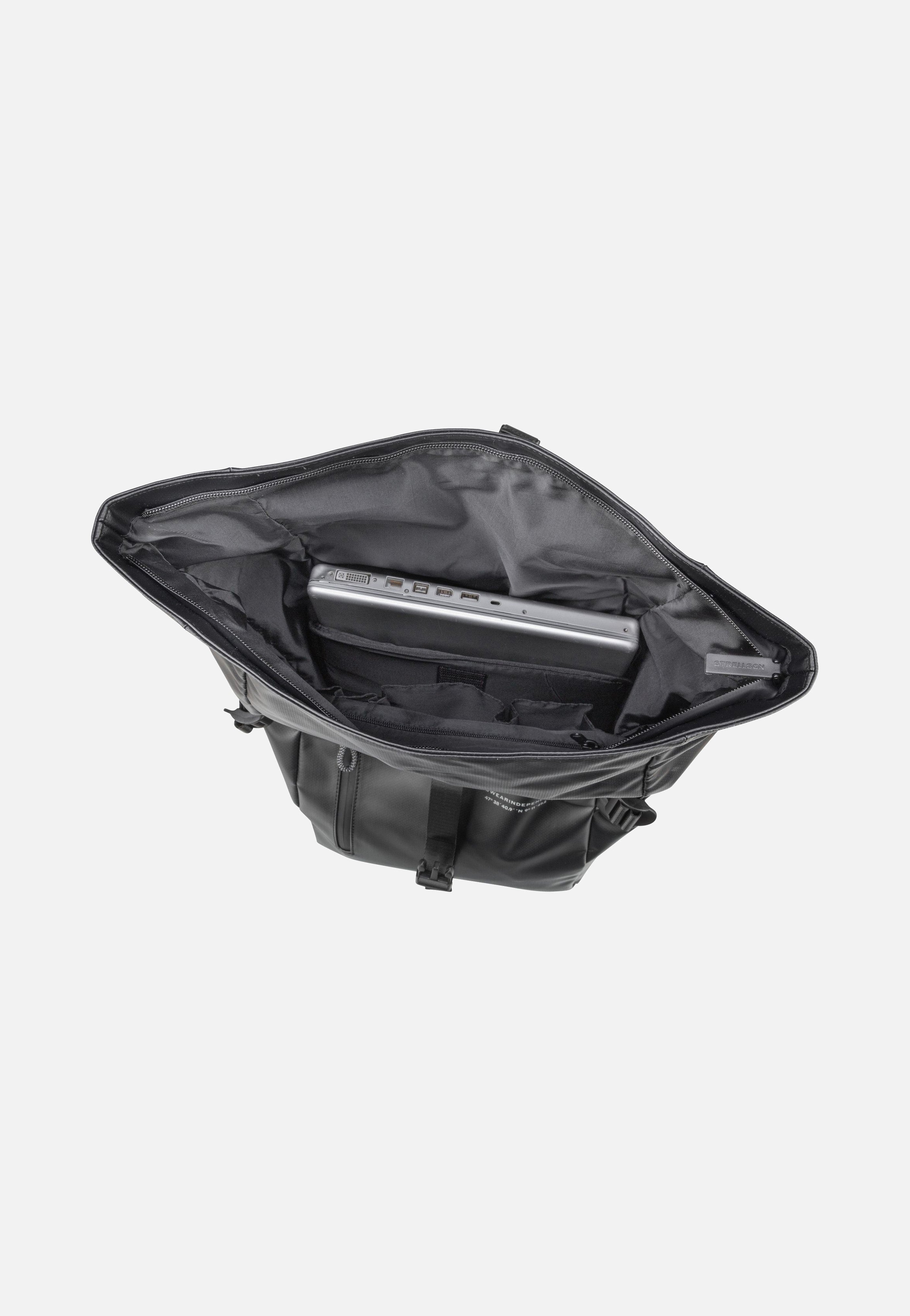 Strellson - Stockwell 2.0 Eddie MVF Black - Rolltop Backpack | Men-Image