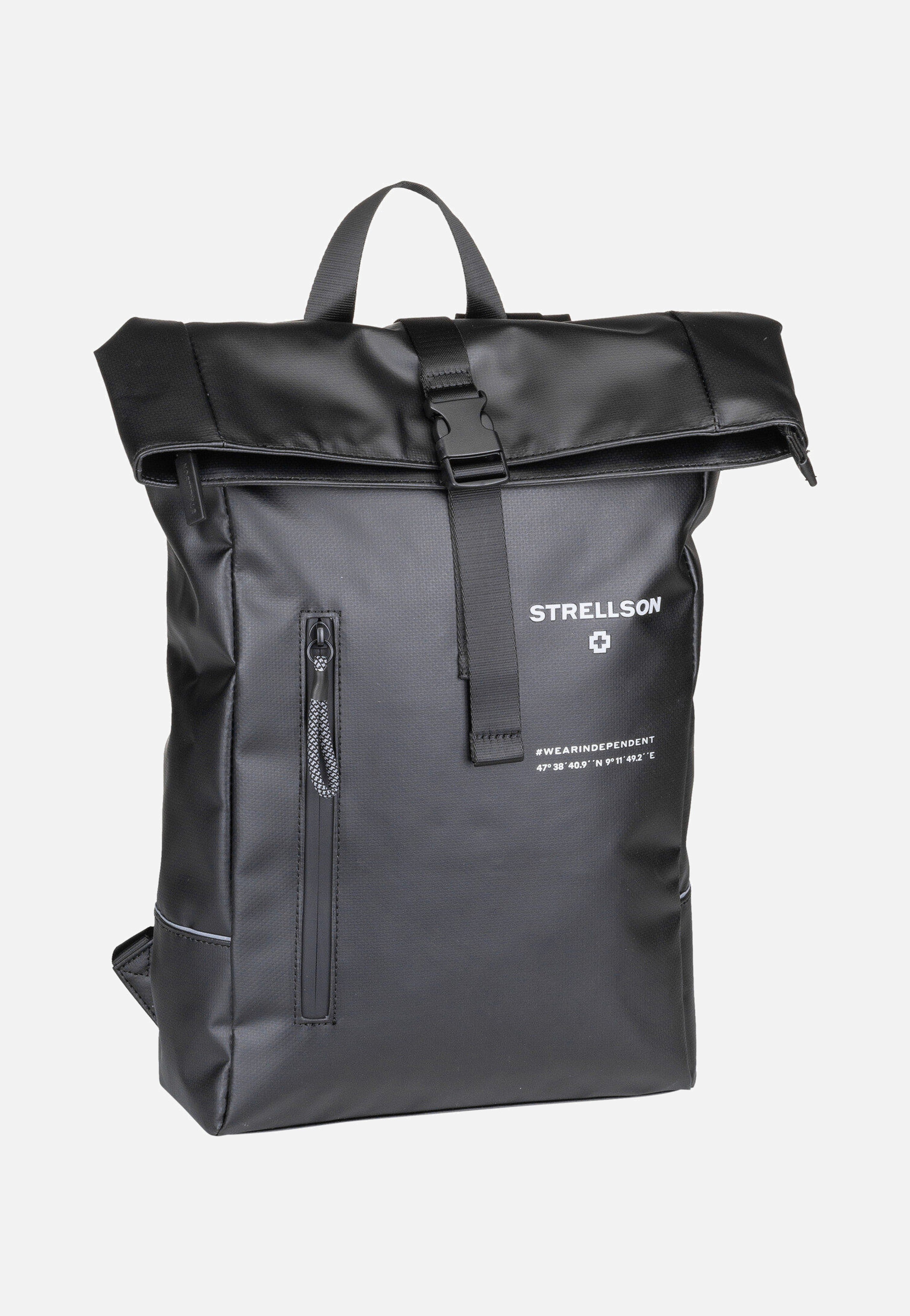 Strellson - Stockwell 2.0 Eddie SVF Black - Rolltop Backpack | Men-Image