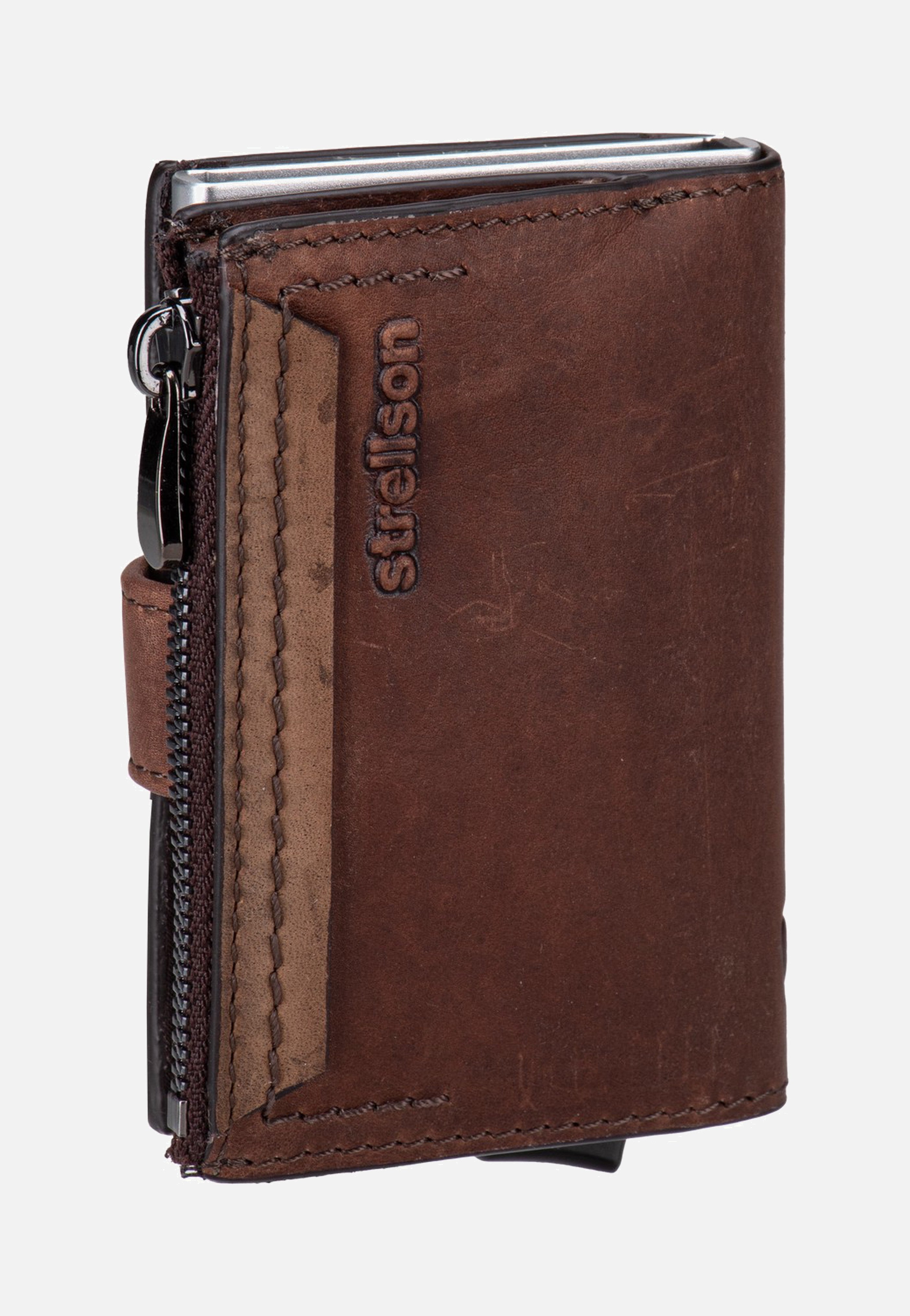 Strellson Camden C-Four E-Cage SV8 Dark Brown Portemonnaie