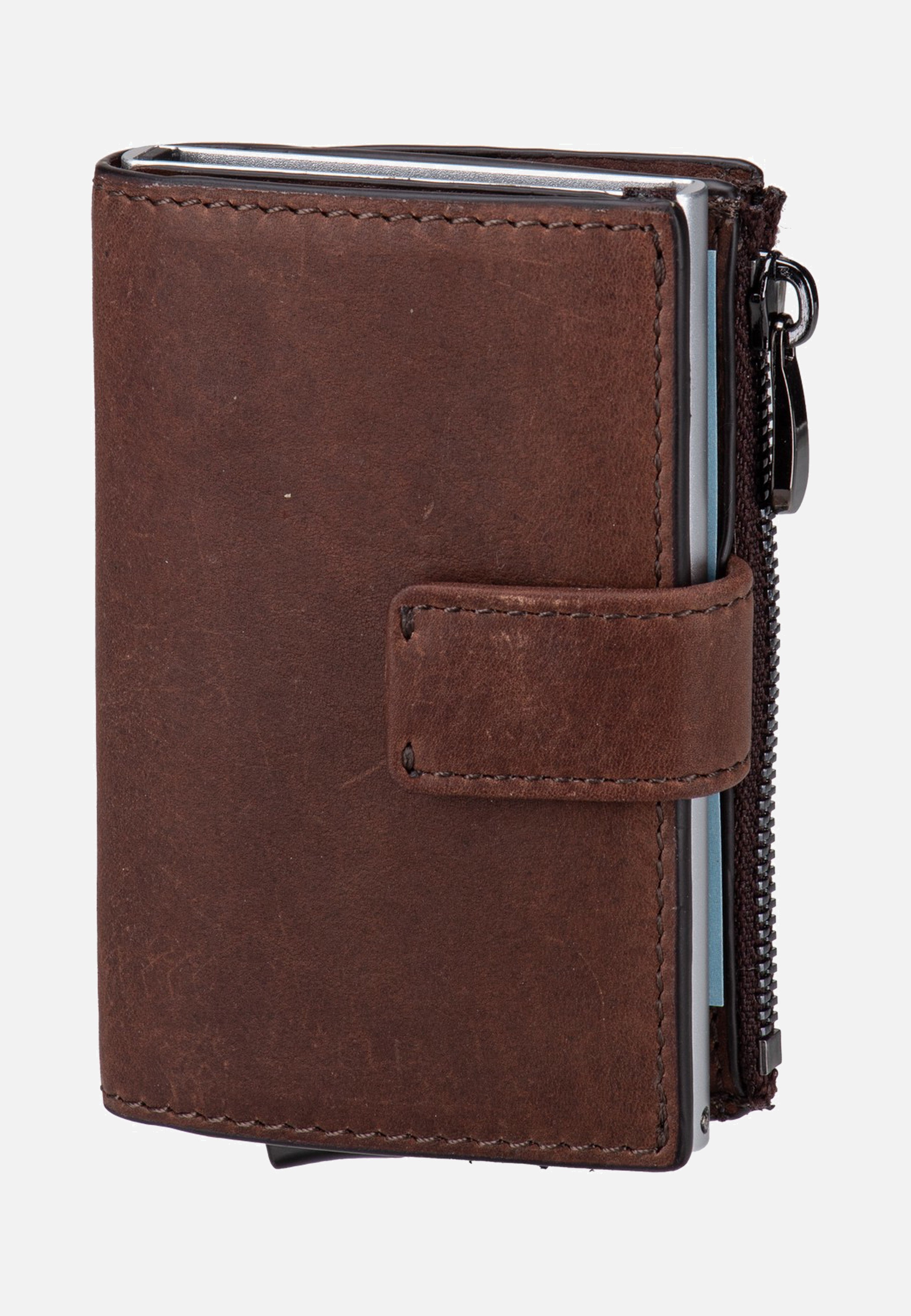 Strellson Camden C-Four E-Cage SV8 Dark Brown Portemonnaie