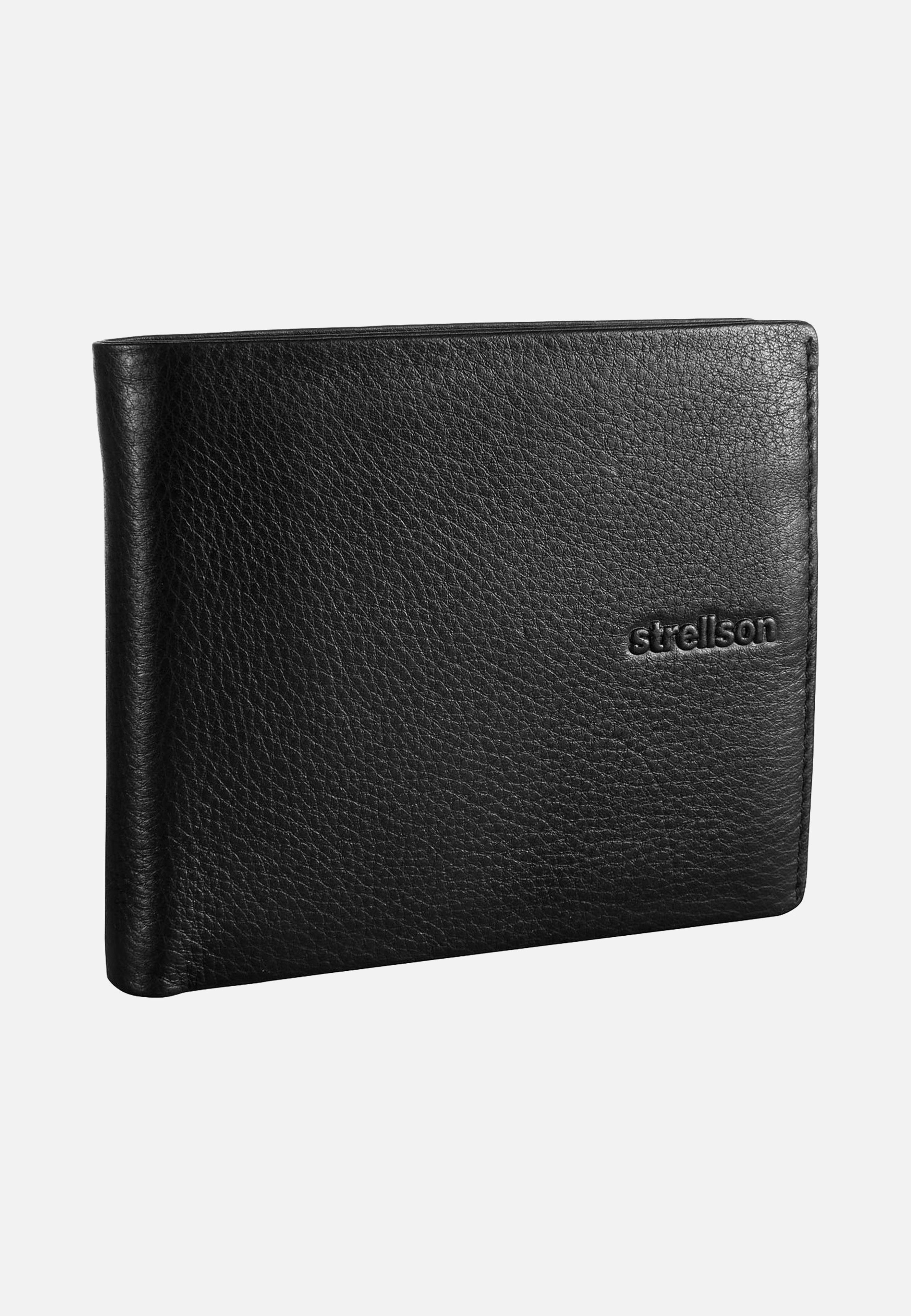 Strellson Carter Bill Fold H8 Black Wallet