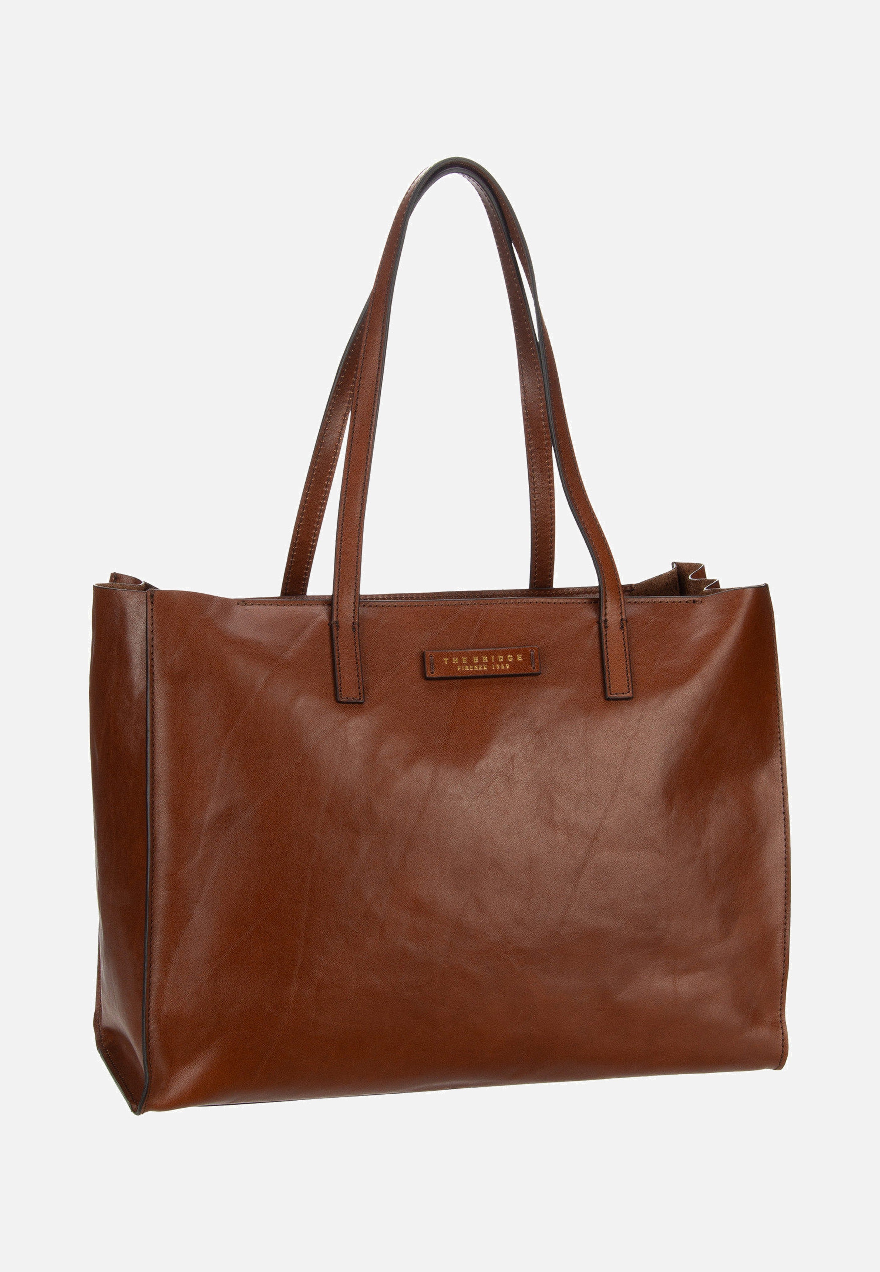 The Bridge - Mirra Shopping with Zip 1314 Marrone/Oro - Shopper | Women-Image