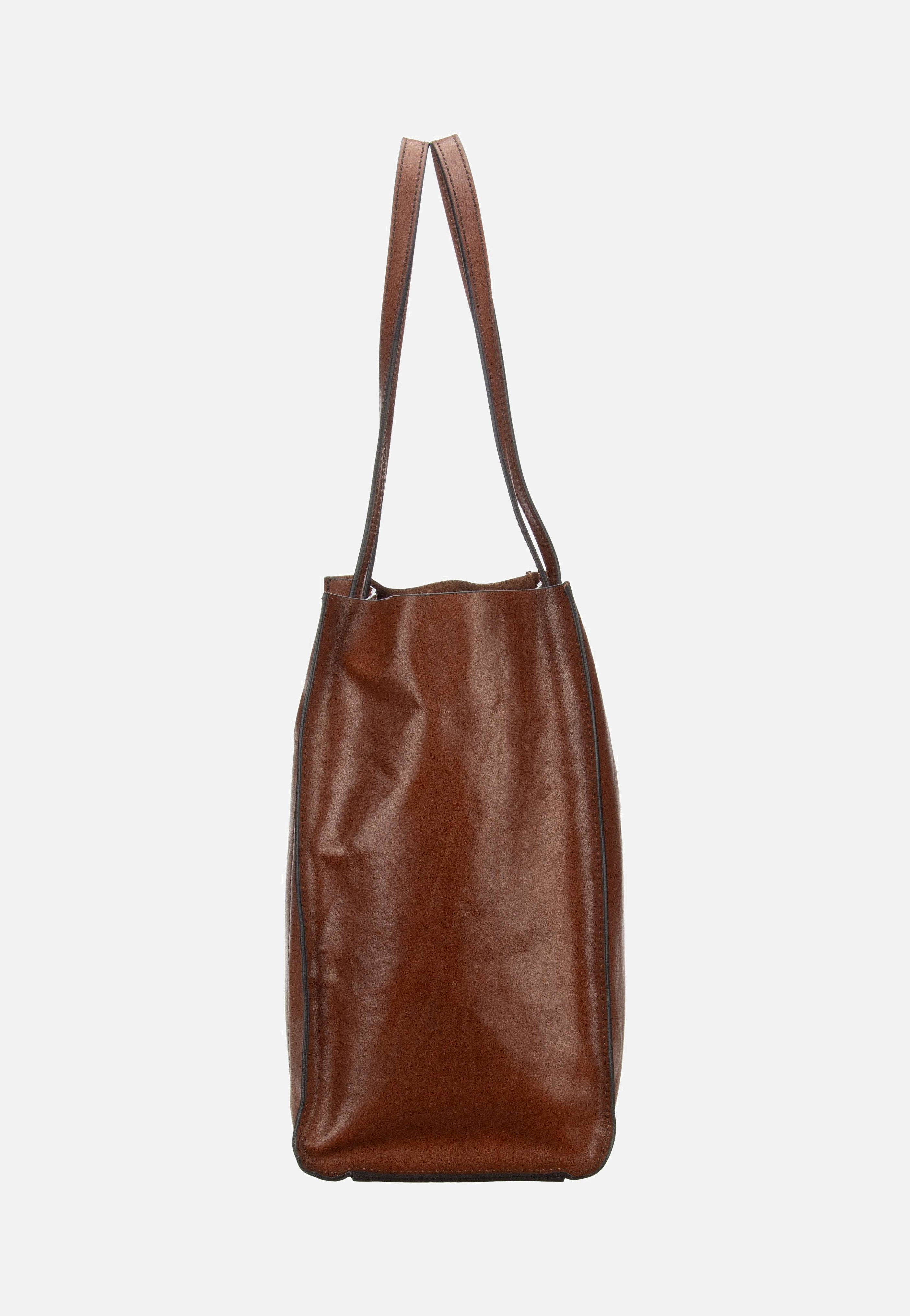 The Bridge - Mirra Shopping with Zip 1314 Marrone/Oro - Shopper | Women-Image