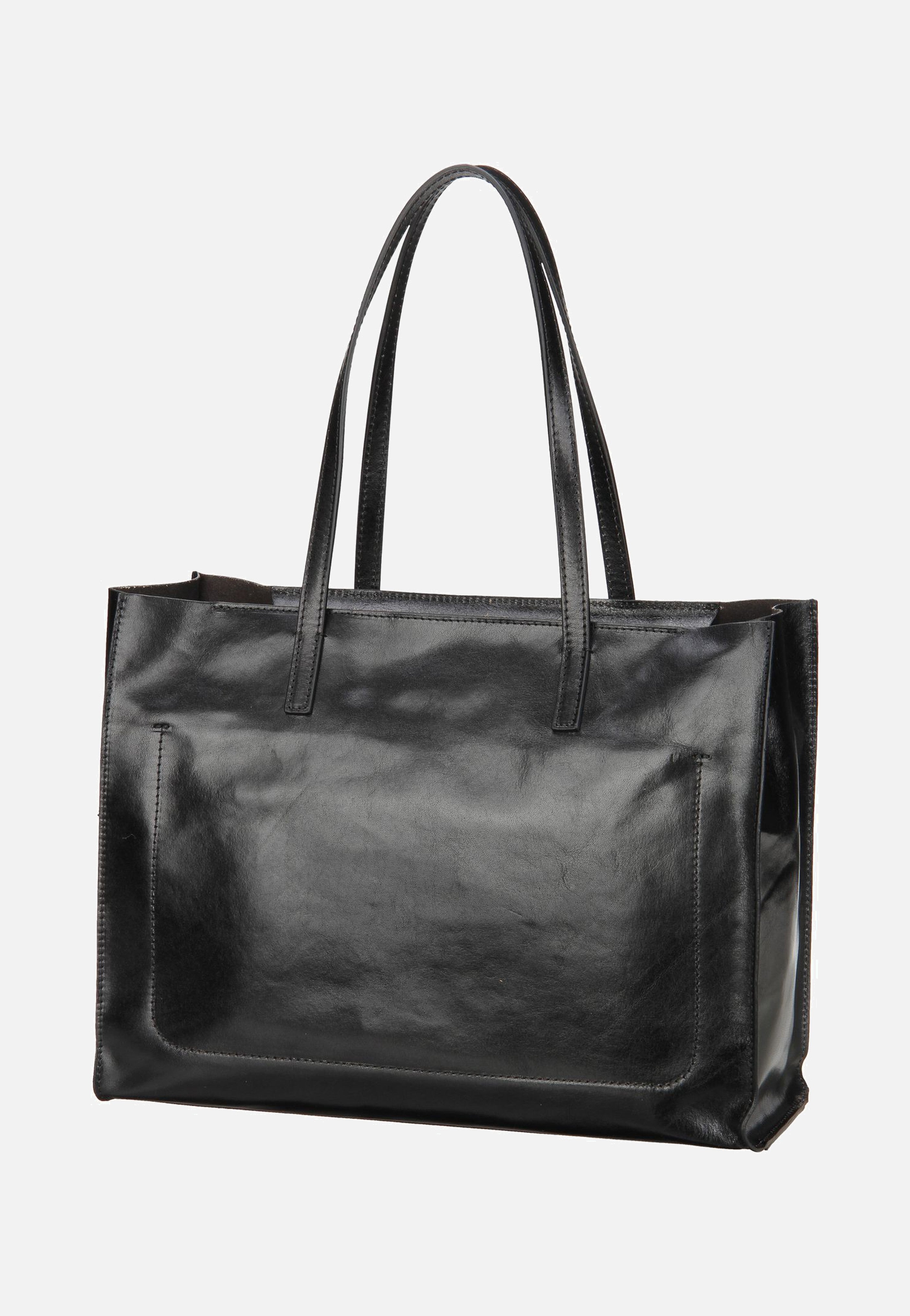 The Bridge - Mirra Shopping with Zip 1314 Nero/Oro - Shopper | Women-Image