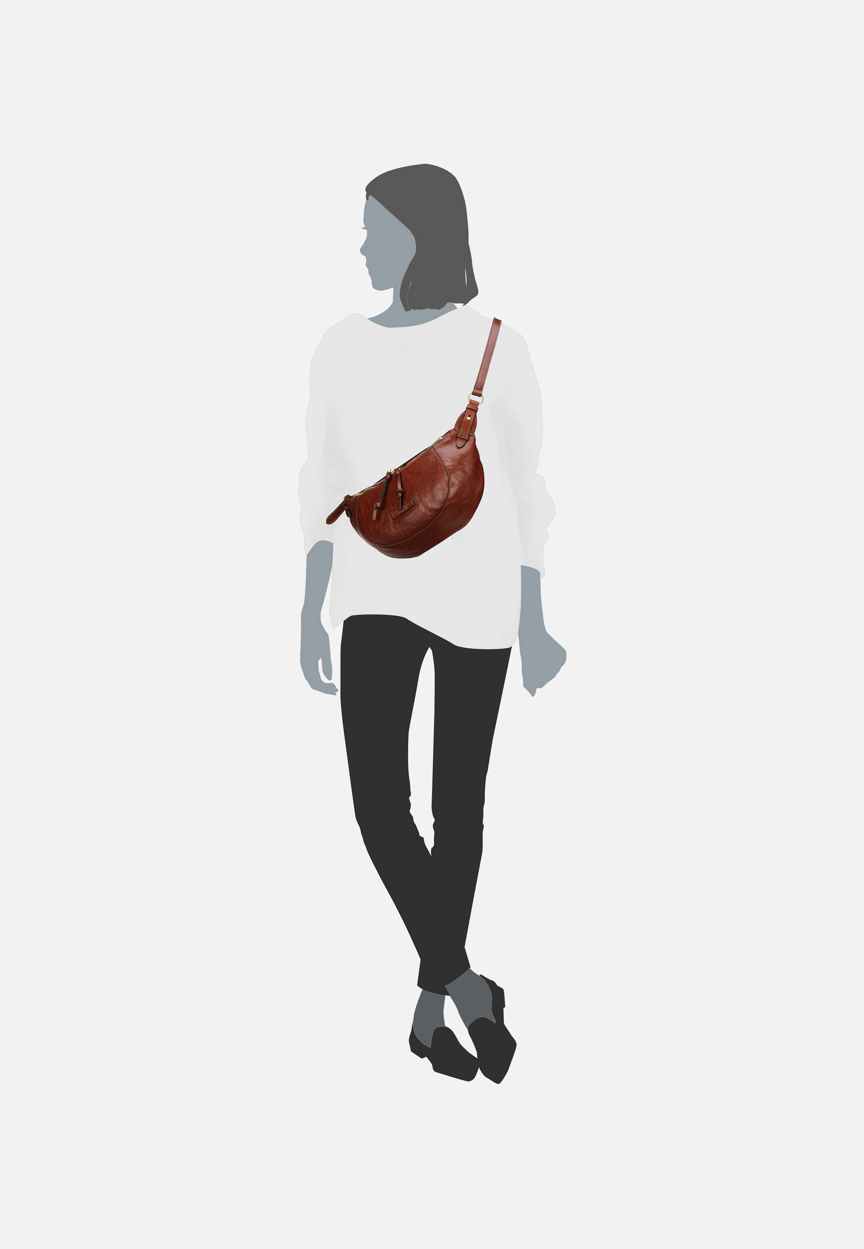 The Bridge - Story Donna Bum Bag 4103 Marrone/Oro - Sling Bag | Women-Image
