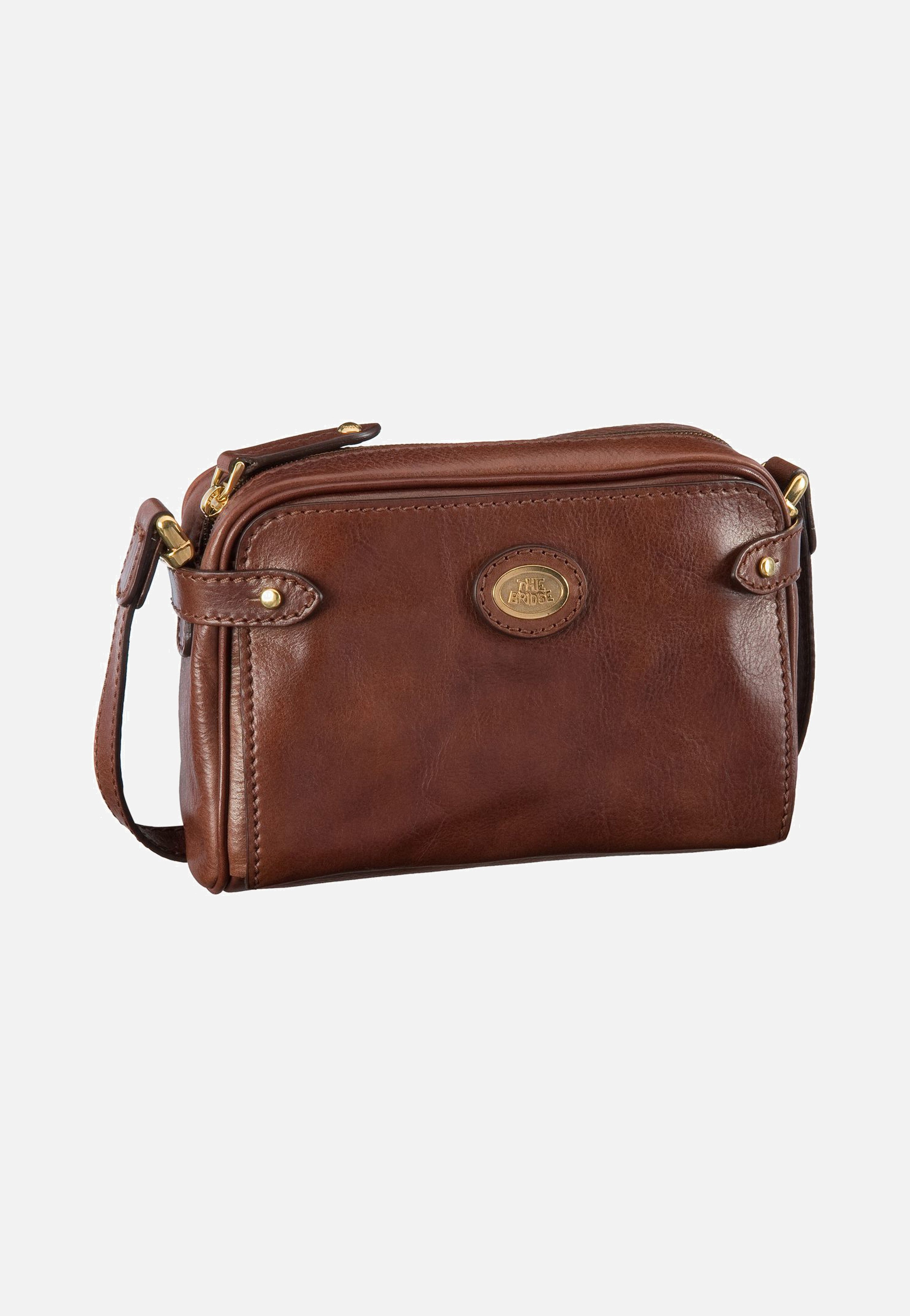 The Bridge Story Donna Shoulder Bag Marrone/Oro Umhängetasche