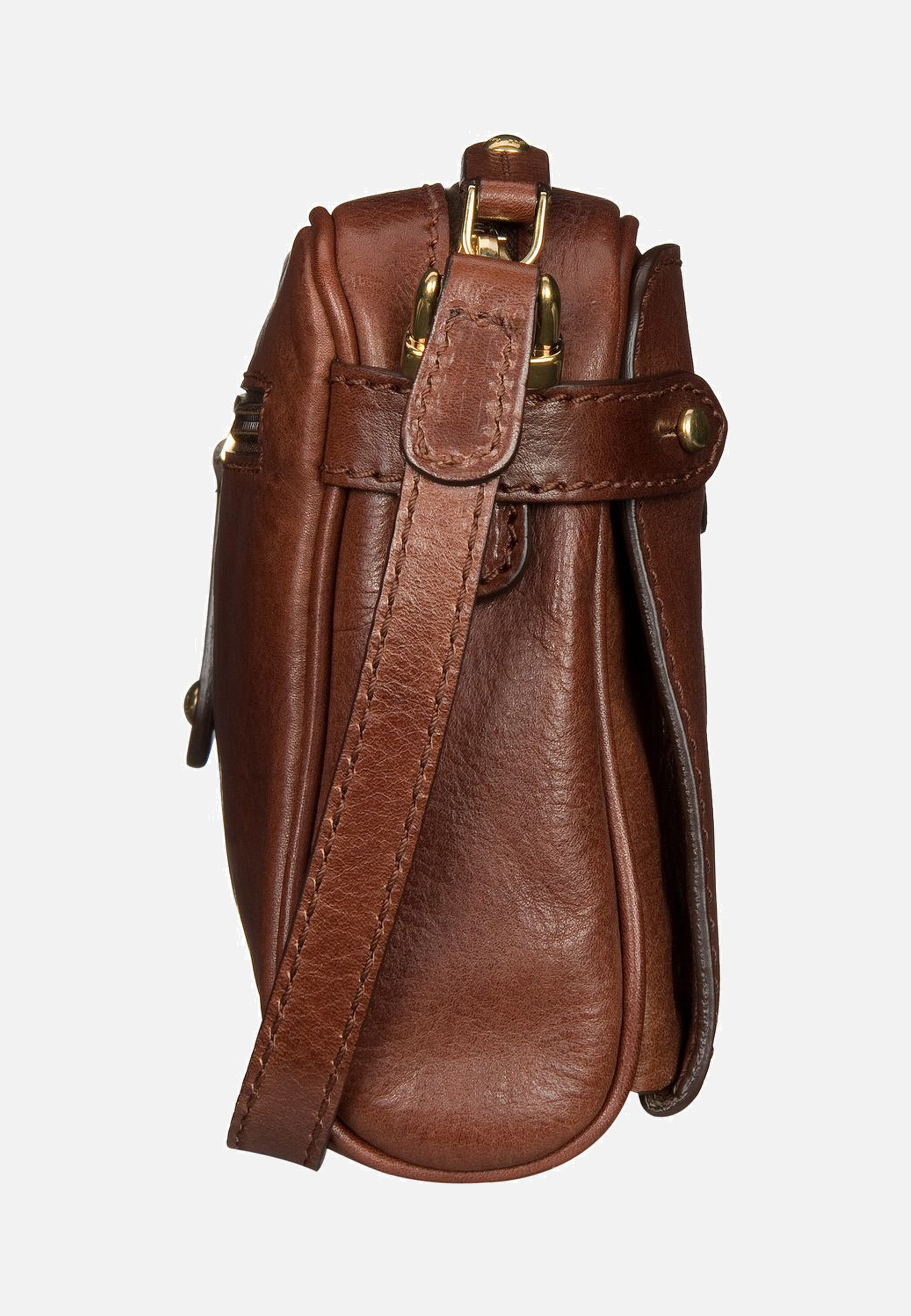 The Bridge Story Donna Shoulder Bag Marrone/Oro Umhängetasche