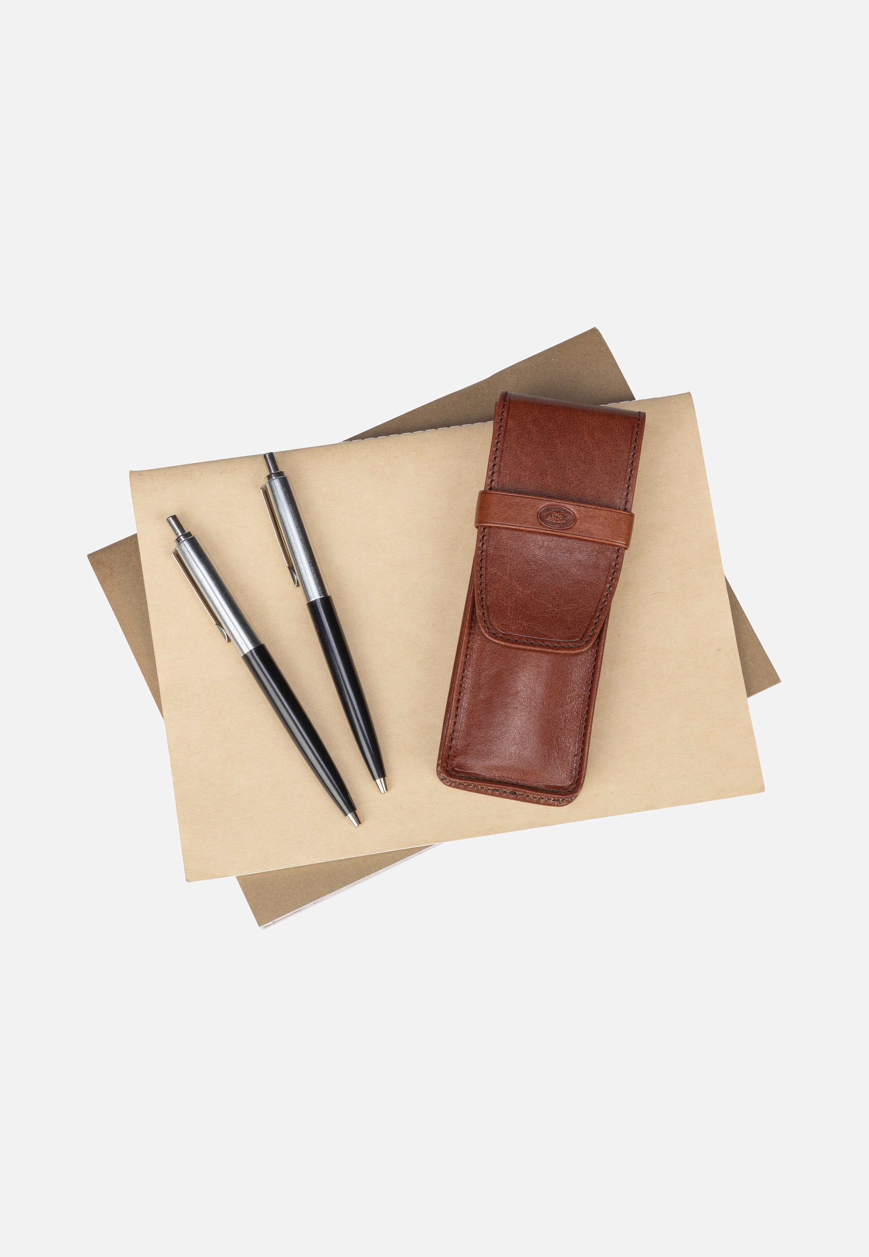 The Bridge - Story Exclusive Pen Case 2036 Marrone - Pencil Case | Neutral-Image