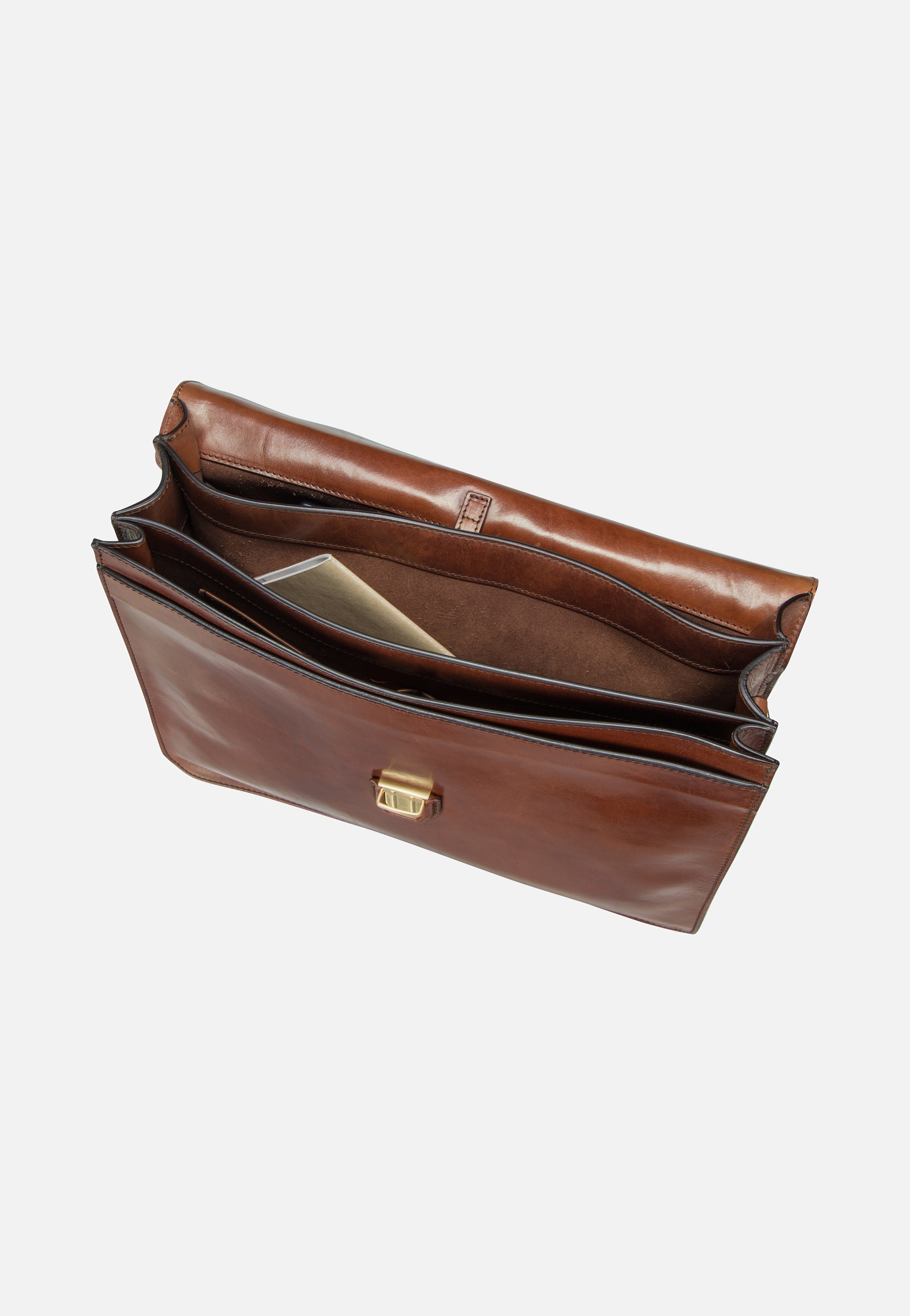 The Bridge - Story Uomo 3721 Marrone/Oro - Briefcase | Men-Image