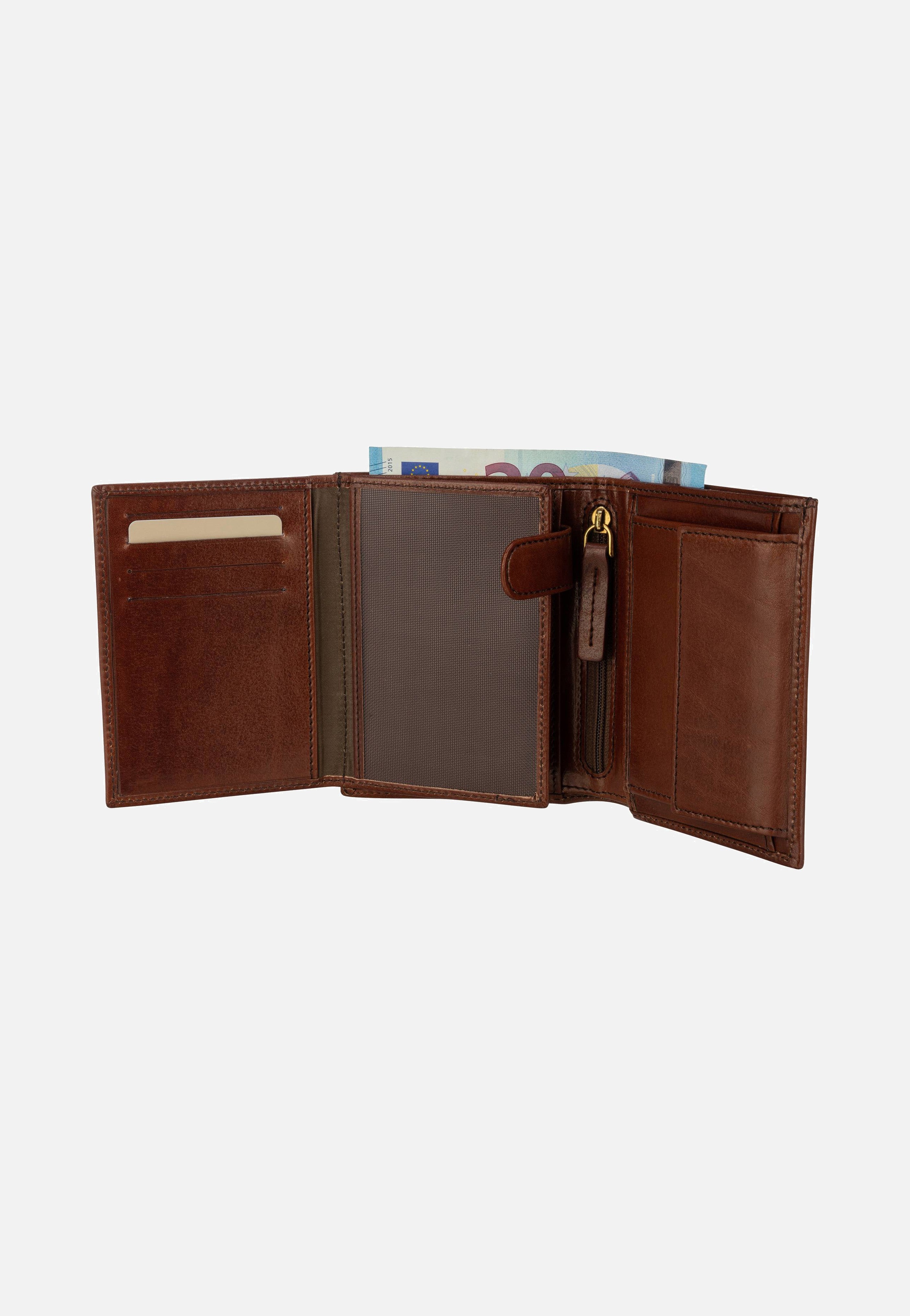 The Bridge - Story Uomo 4800 Marrone/Oro - Wallet | Men-Image